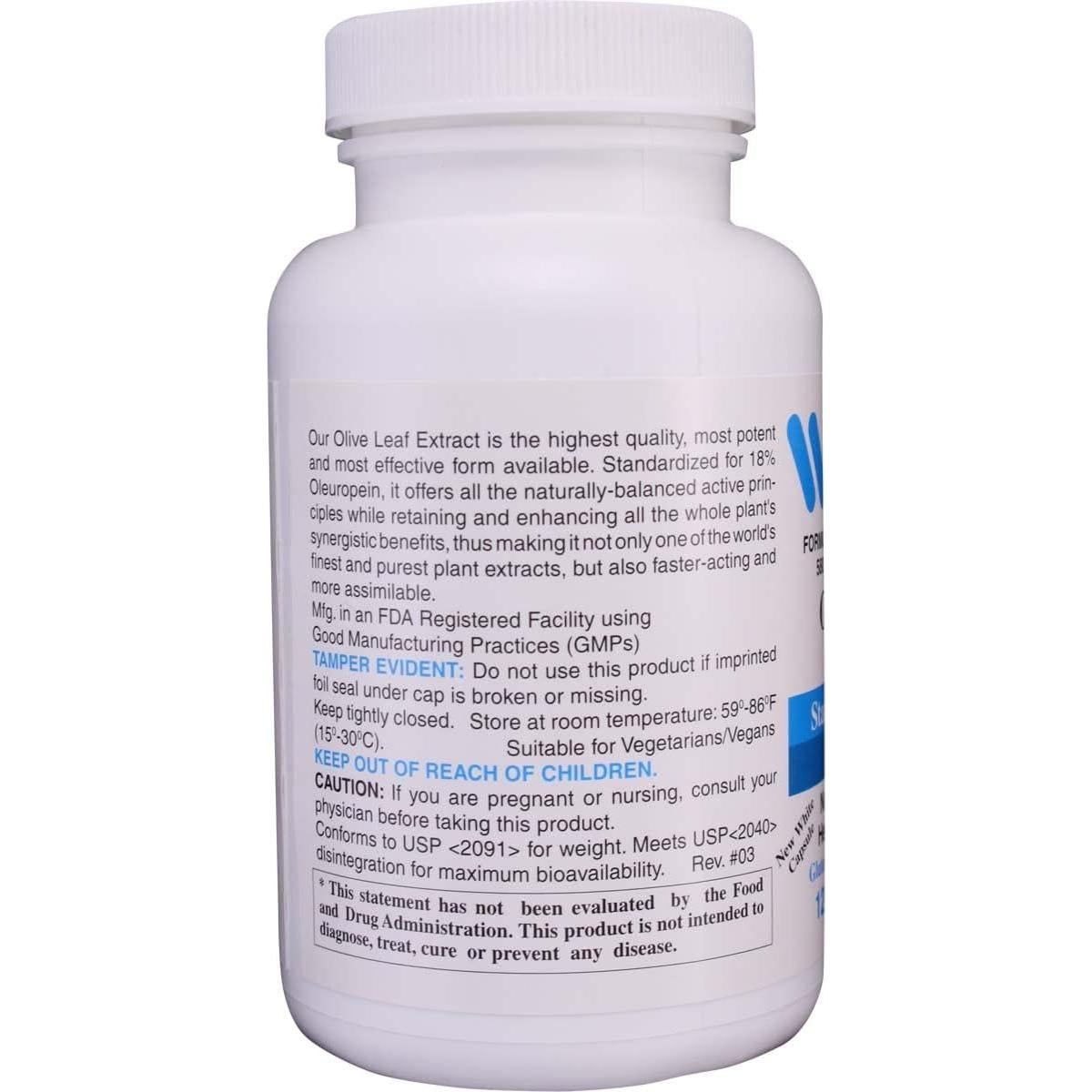 Extracto de Hoja de Olivo Wonder Labs 120 Cápsulas 6% Oleuropeína