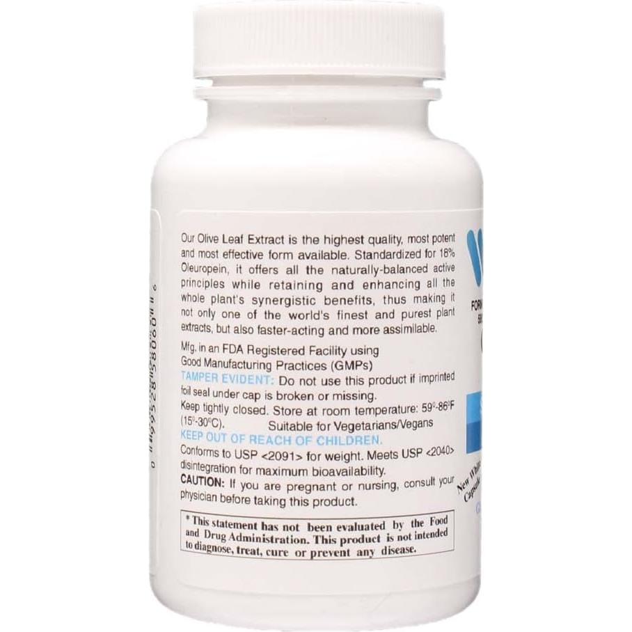 Extracto de Hoja de Olivo Wonder Labs 60 Cápsulas 18% Oleuropeína