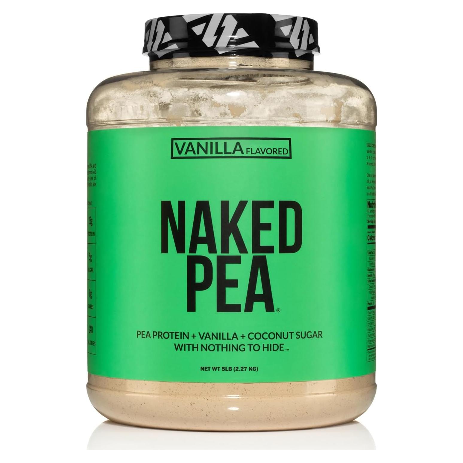 Proteína de Guisante Naked - Vainilla 2.27kg - Vegana y Sin Gluten