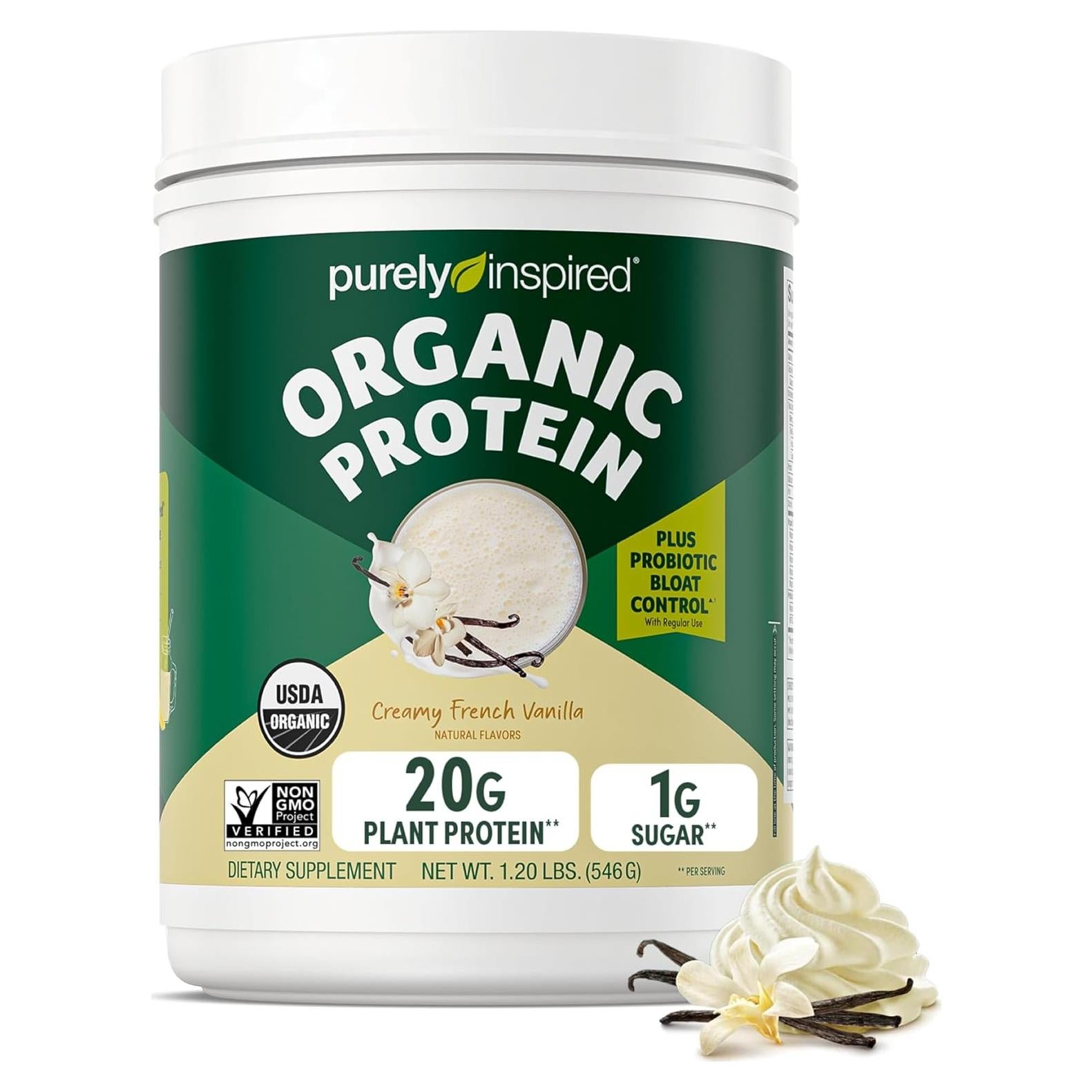 Proteína en Polvo Vegana Purely Inspired Vainilla 16 Porciones