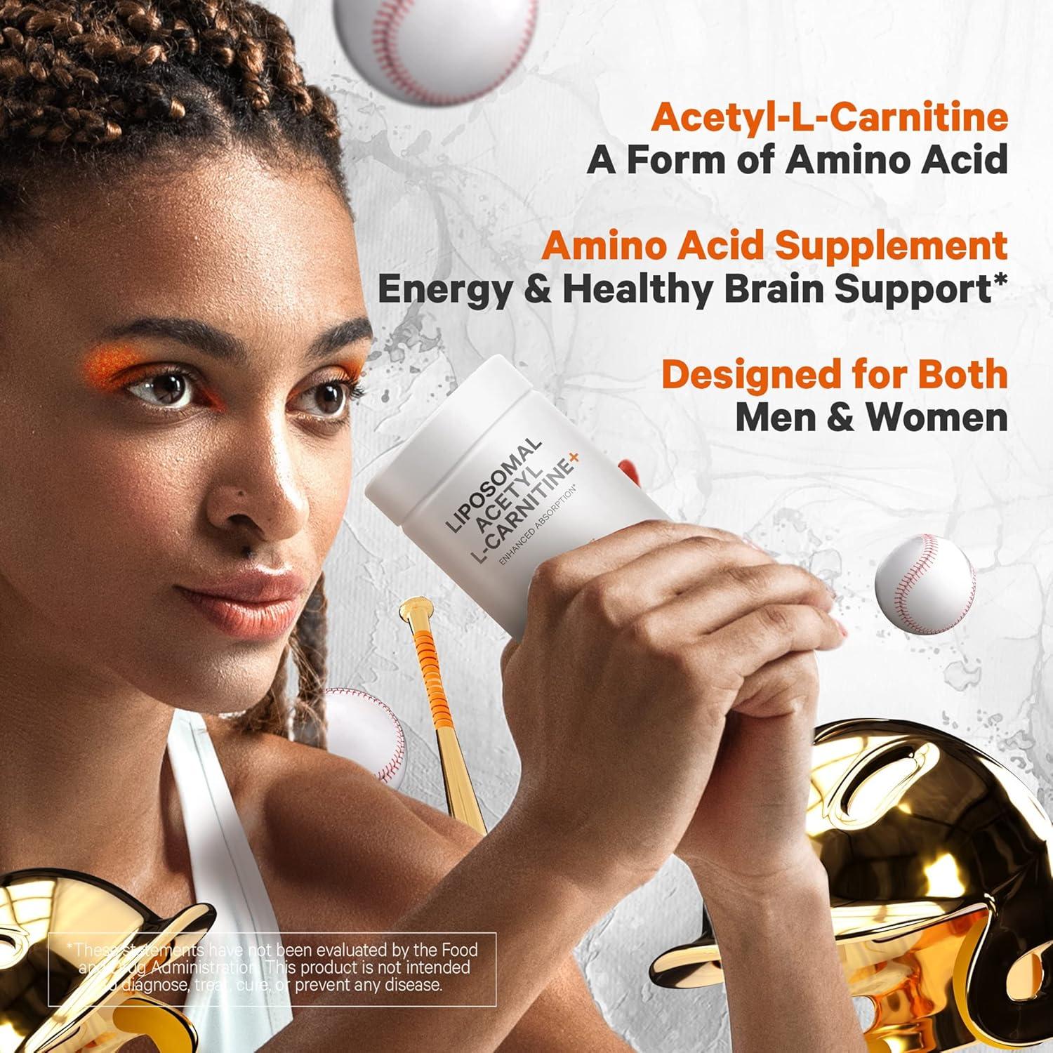 Suplemento Liposomal Acetil-L-Carnitina Codeage 500 mg 90 Cápsulas