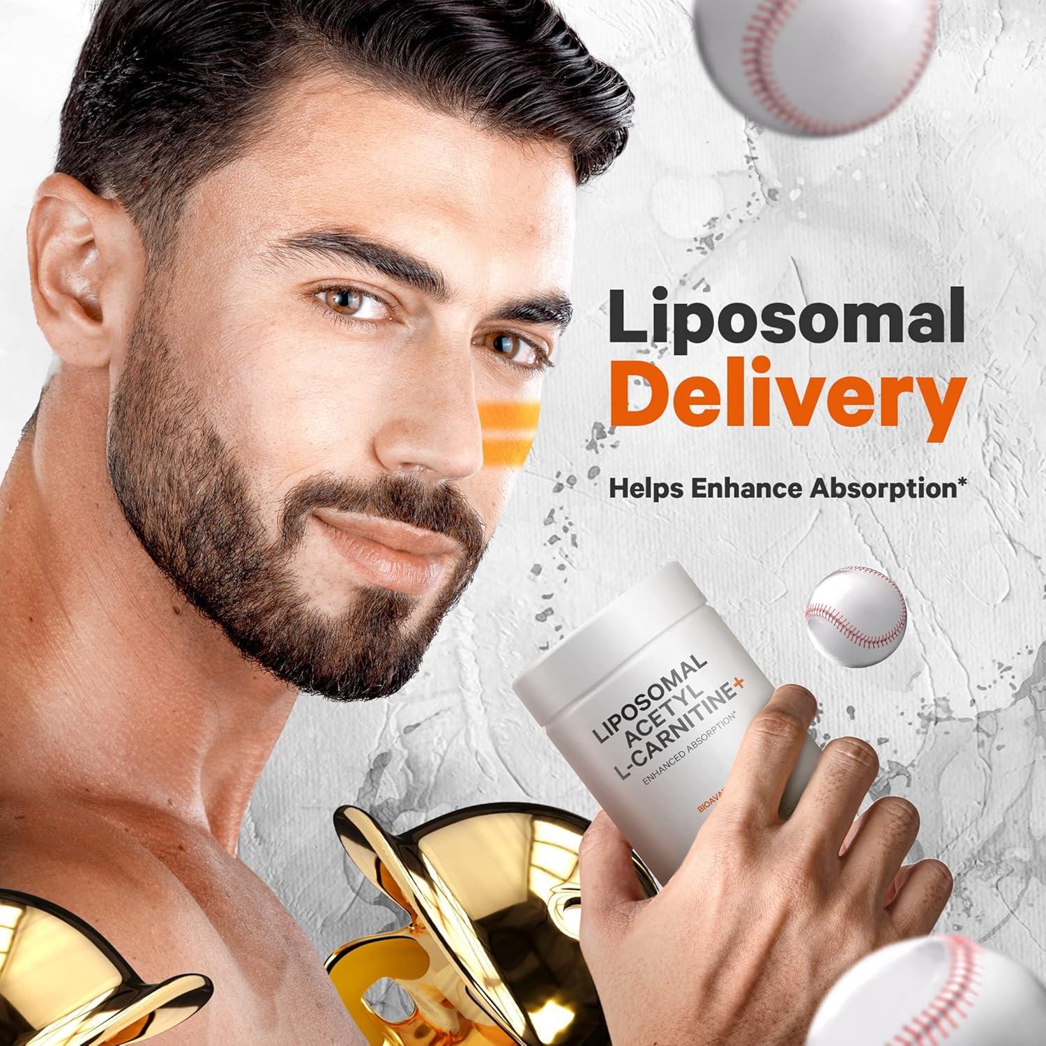 Suplemento Liposomal Acetil-L-Carnitina Codeage 500 mg 90 Cápsulas