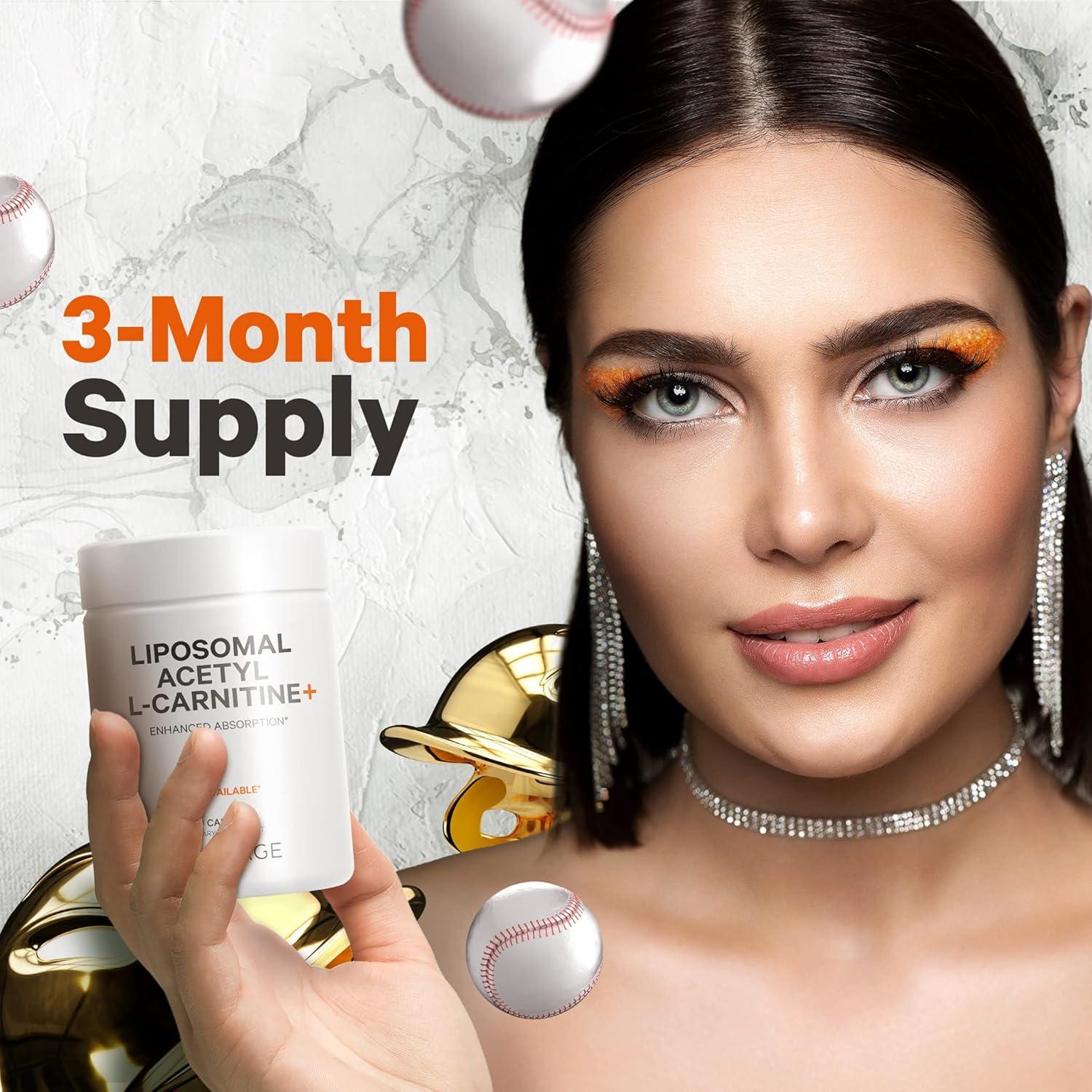 Suplemento Liposomal Acetil-L-Carnitina Codeage 500 mg 90 Cápsulas