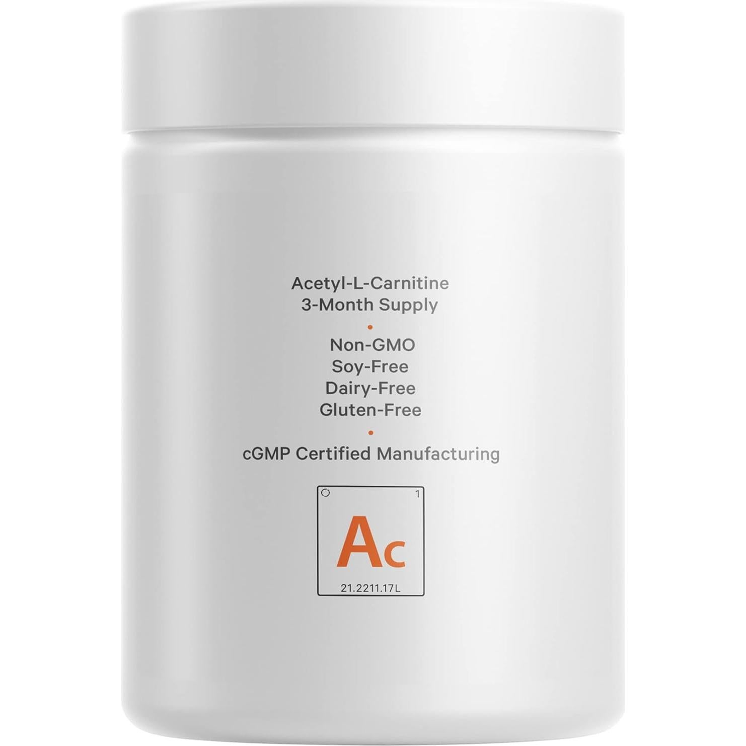 Suplemento Liposomal Acetil-L-Carnitina Codeage 500 mg 90 Cápsulas