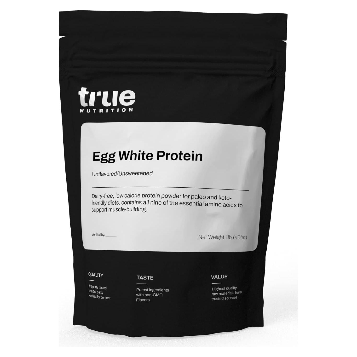 Proteína de Clara de Huevo True Nutrition 0.45kg - 24g Proteína