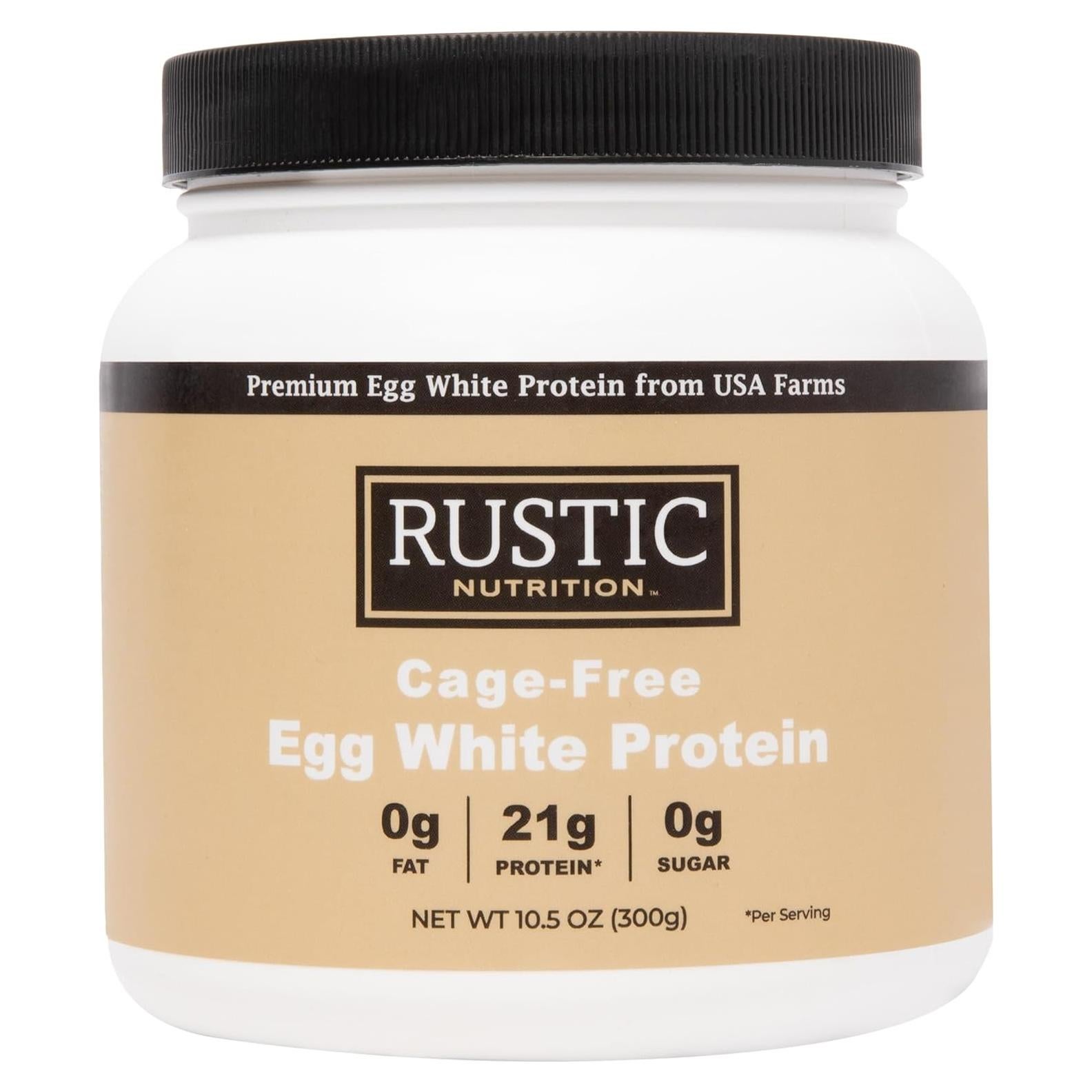 Proteína en Polvo de Clara de Huevo Rustic Nutrition 298g