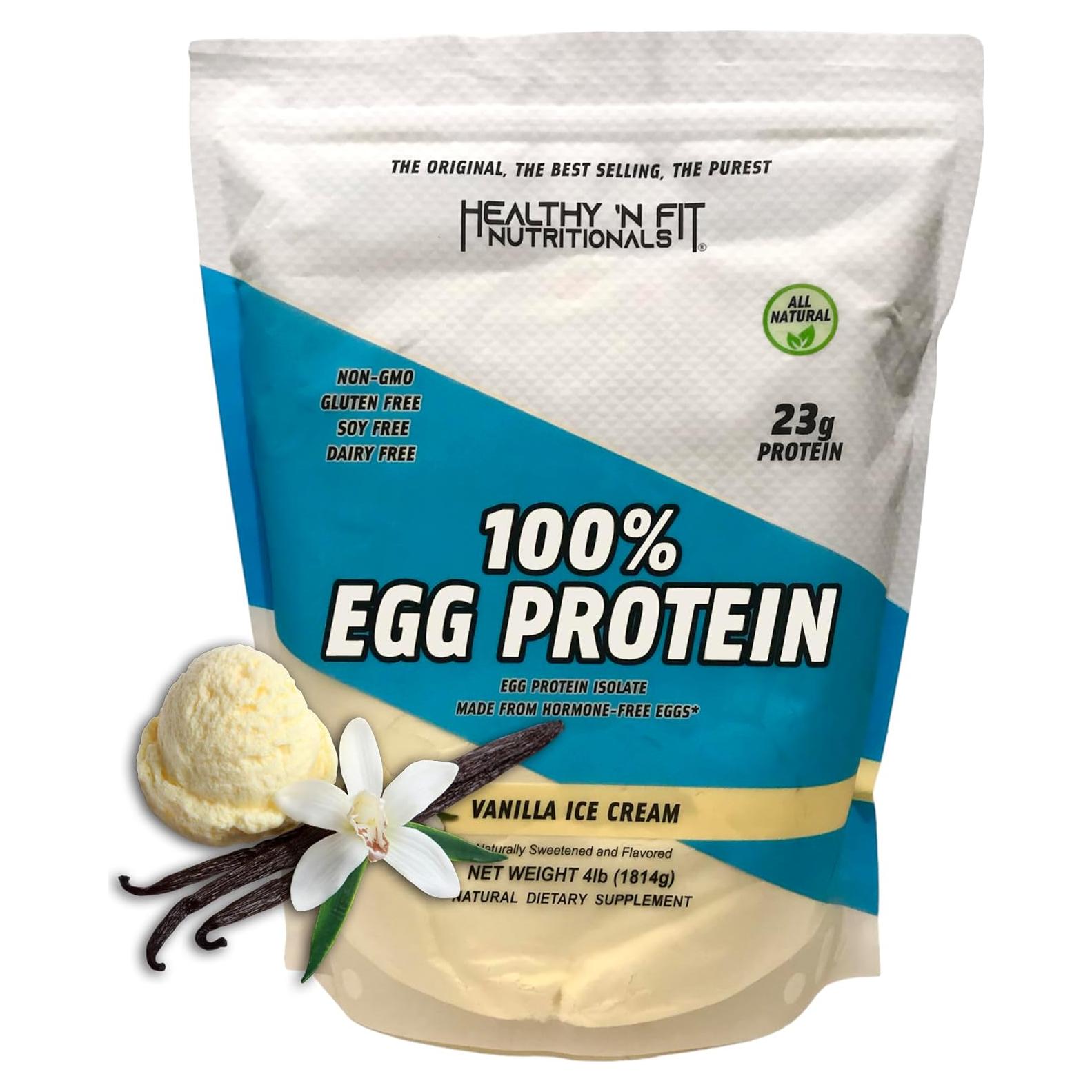 Proteína de Huevo 100% Healthy 'N Fit Vainilla 1.81kg