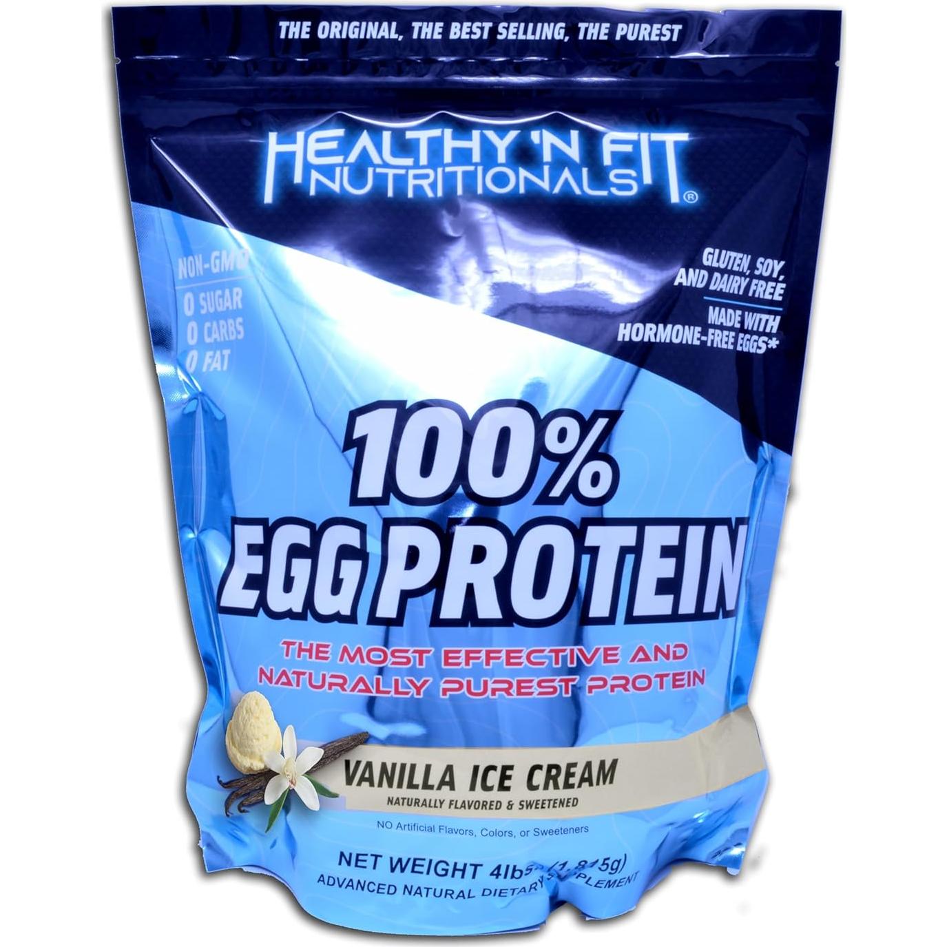 Proteína de Huevo 100% Healthy 'N Fit Vainilla 1.81kg
