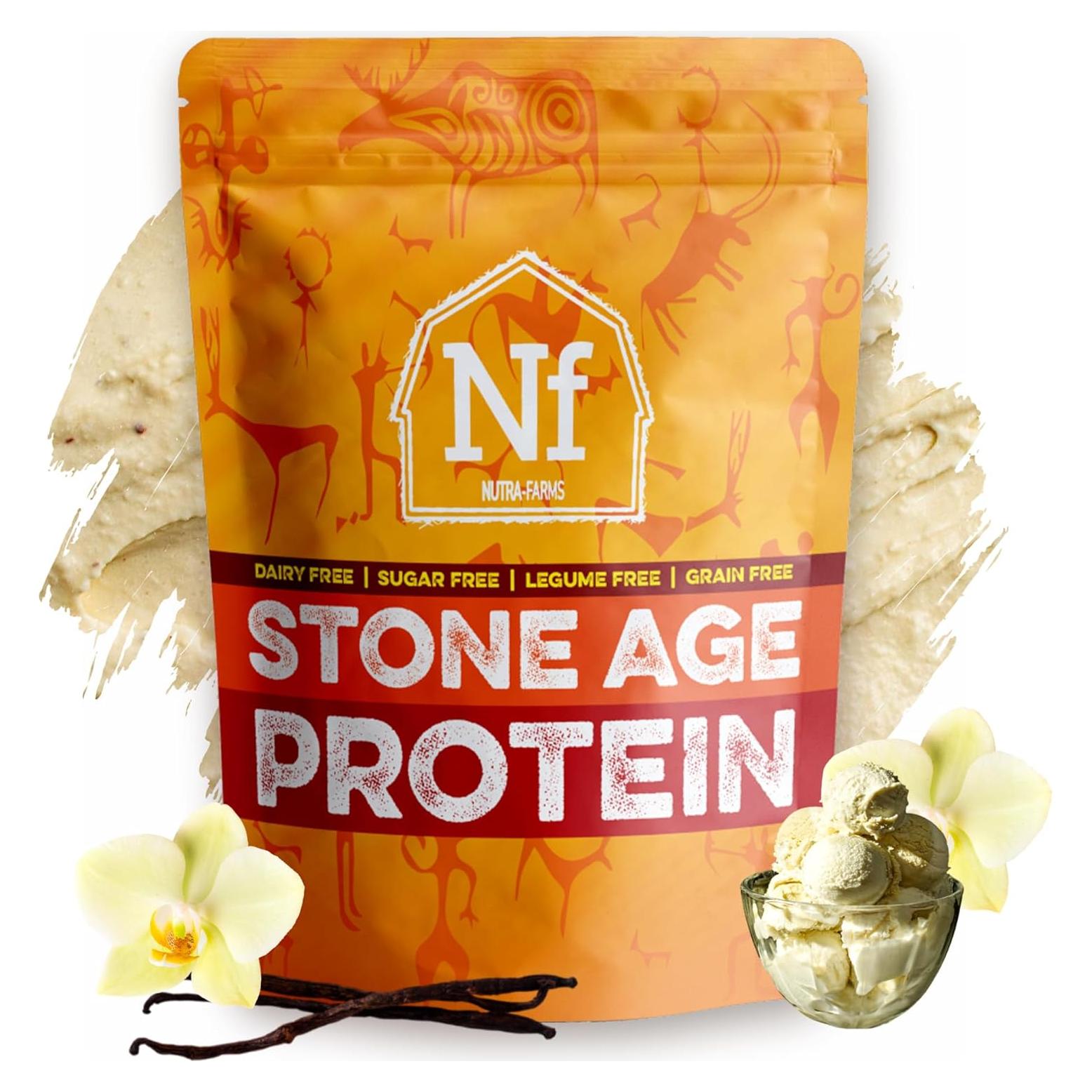 Proteína de Clara de Huevo Nutra Farms 0.91 kg Vainilla Sin Gluten