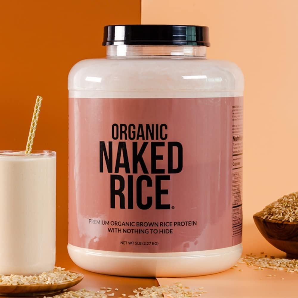 Proteína de Arroz Integral Orgánico NAKED 0.45Kg - Vegana