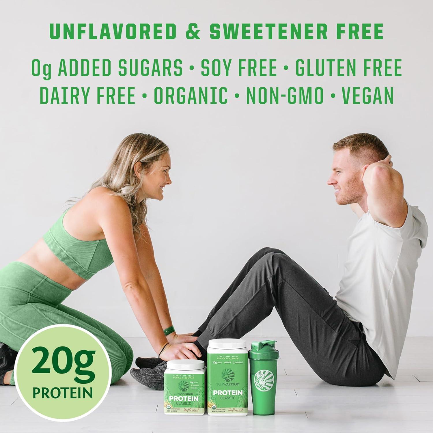 Proteína en Polvo de Arroz Integral Sunwarrior 375g Sin Gluten