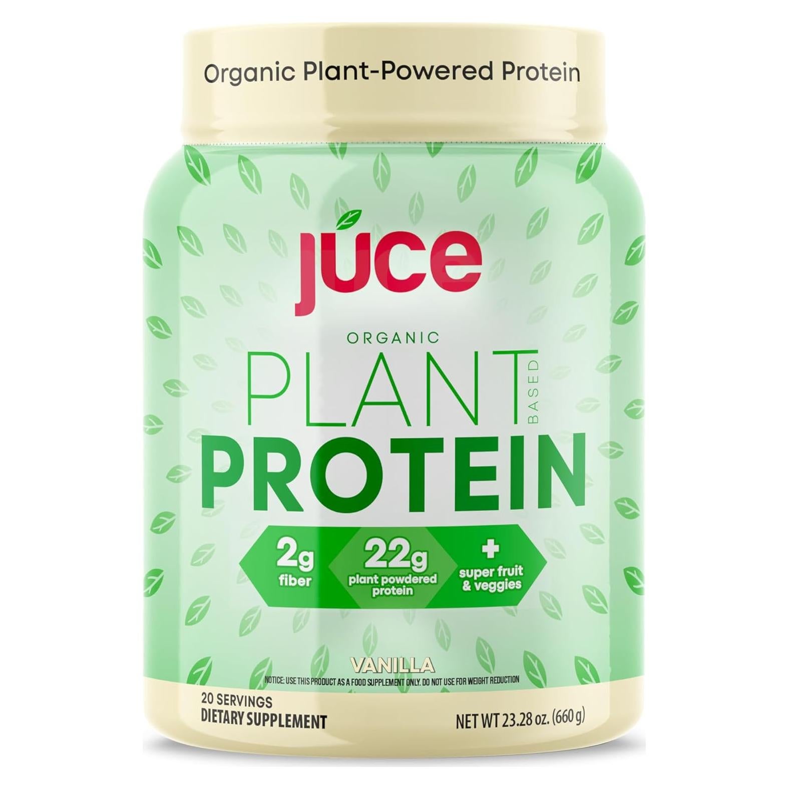 Polvo de Proteína Vegetal Orgánica Juce Vainilla 0.71 kg