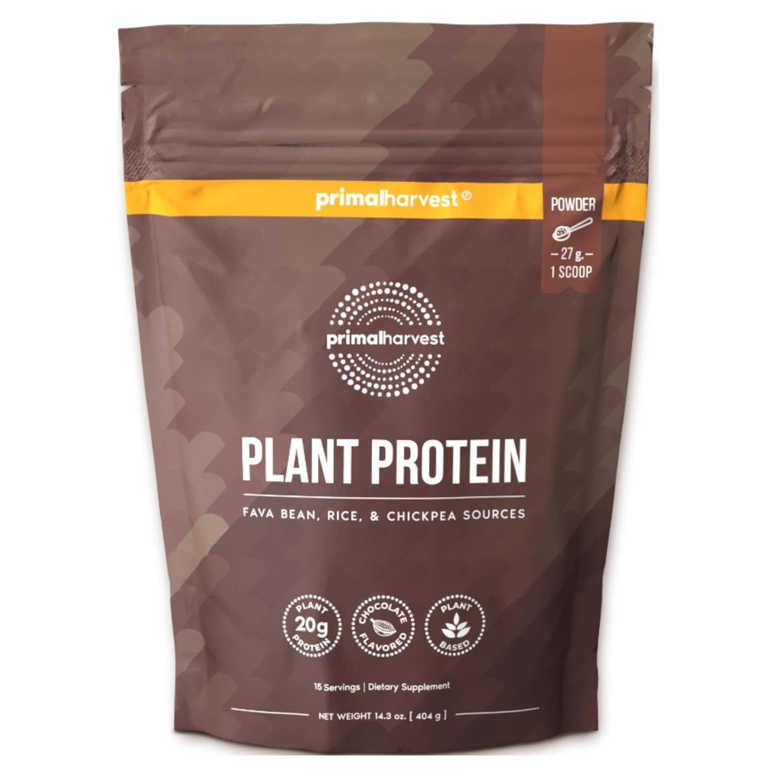 Polvo de Proteína Vegana Primal Harvest Chocolate 405g