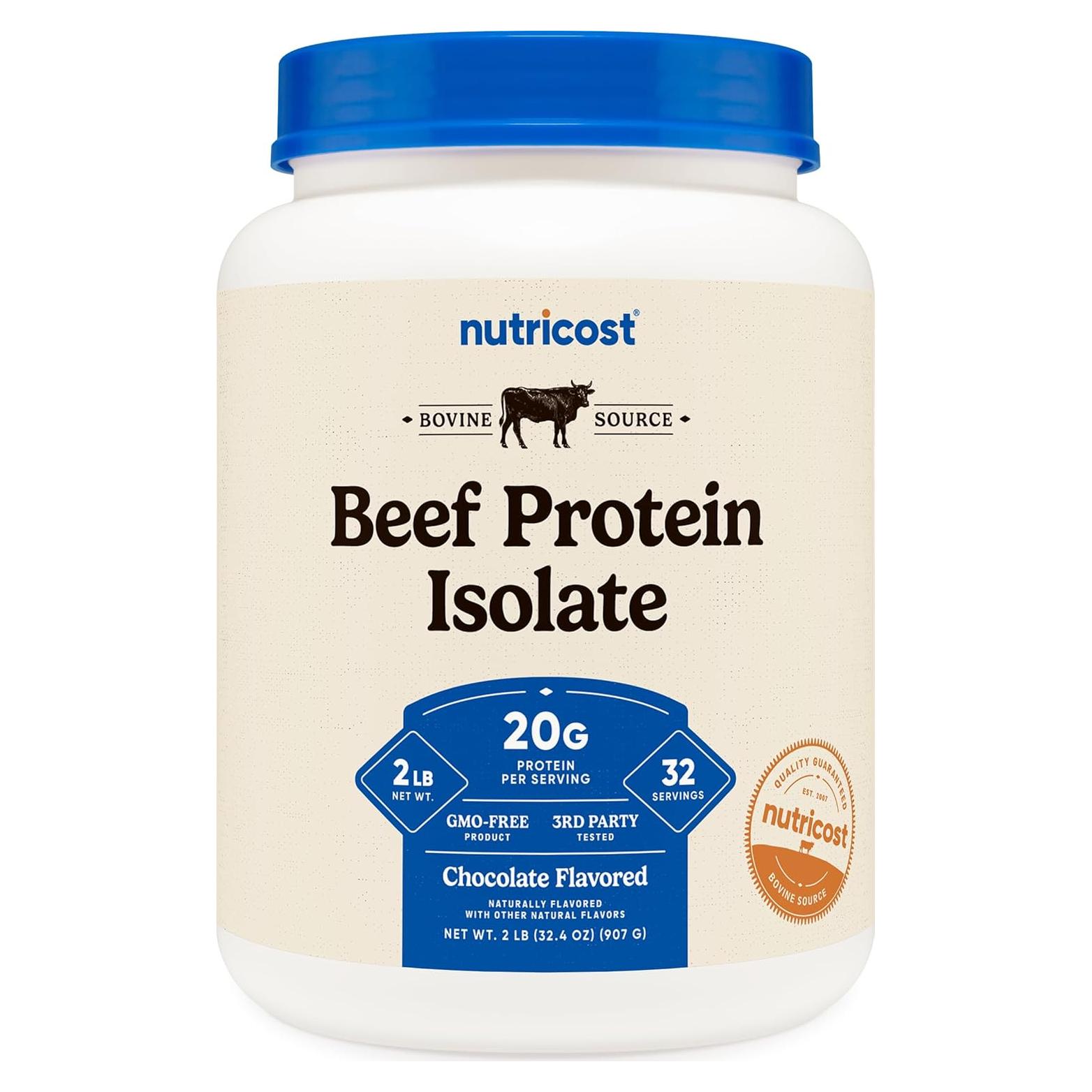 Aislado de Proteína de Res Nutricost 0.91 kg Chocolate - 20g/porción