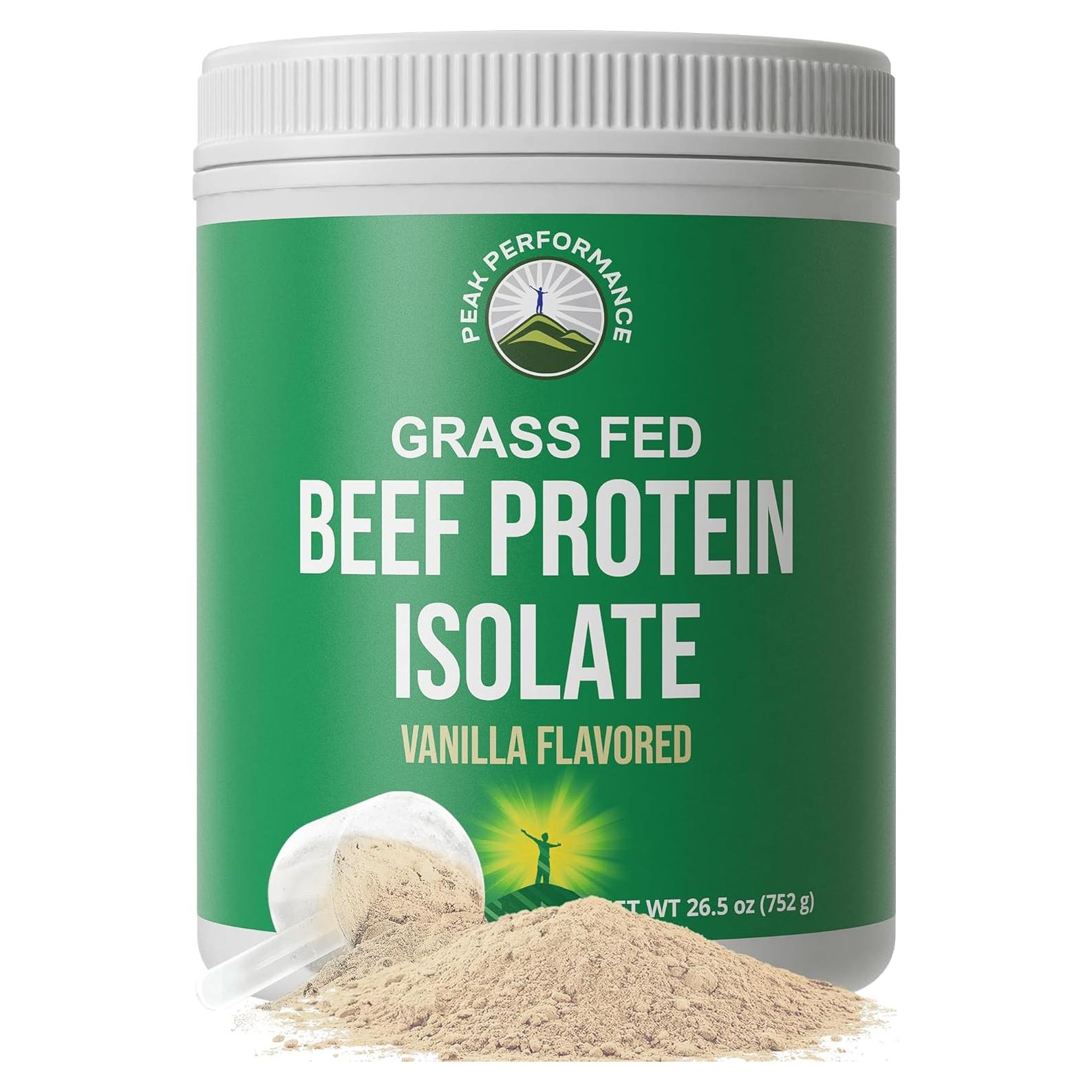 Proteína Aislada de Carne de Res Peak Performance 750g Vainilla