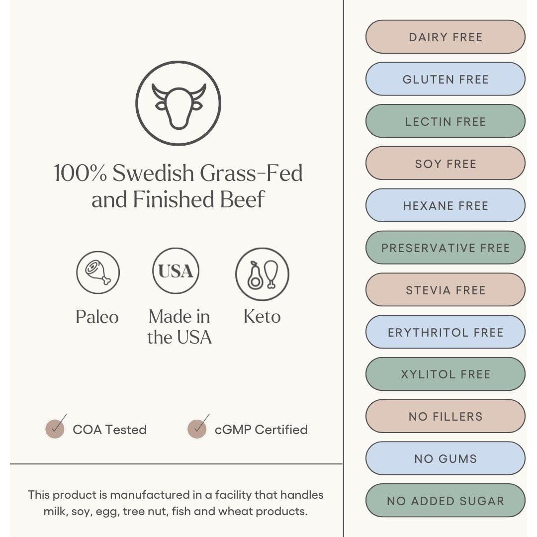 Proteína en Polvo de Carne de Res Be Well 849g Vainilla