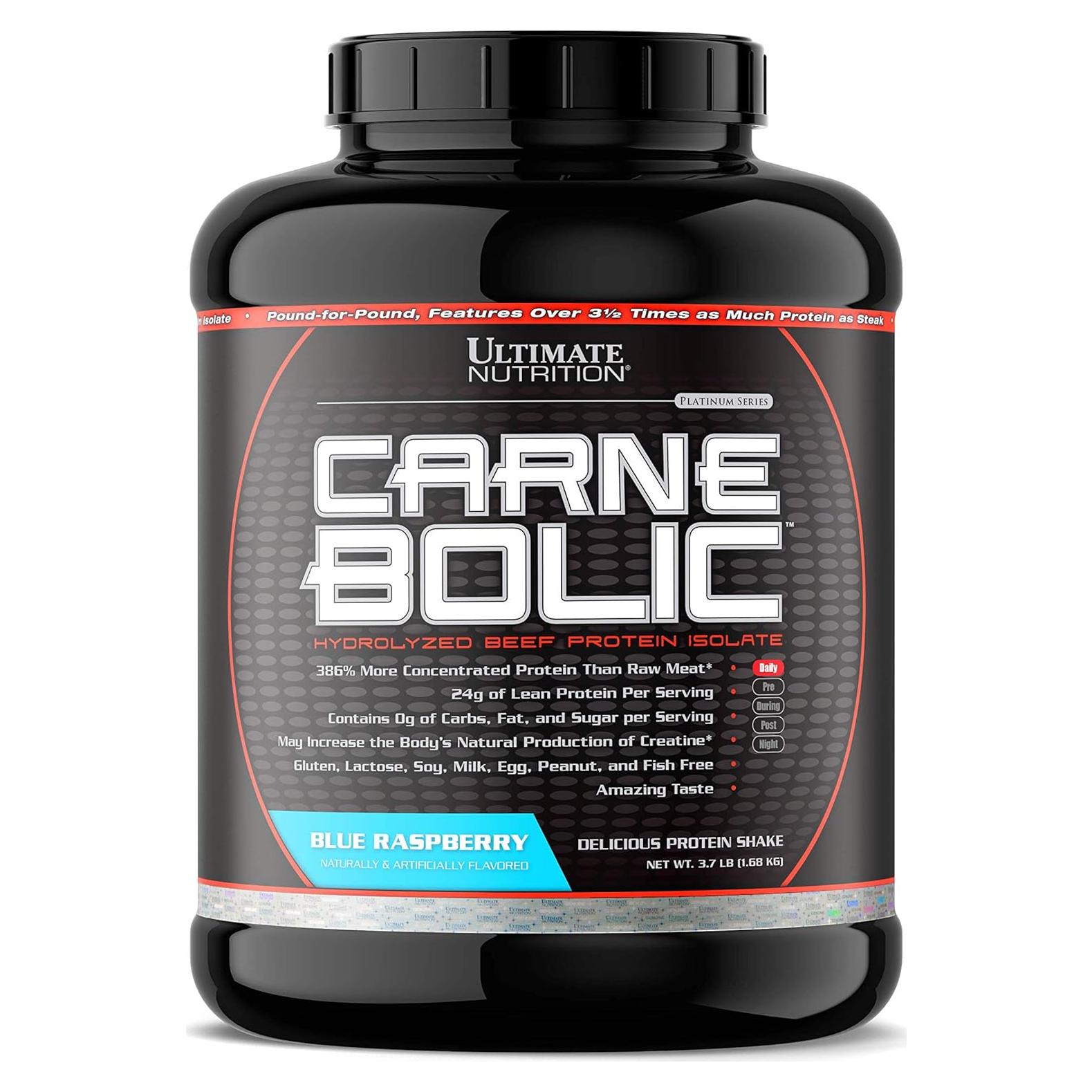 Ultimate Nutrition Carnebolic Proteína de Carne 1.68 kg Frambuesa Azul