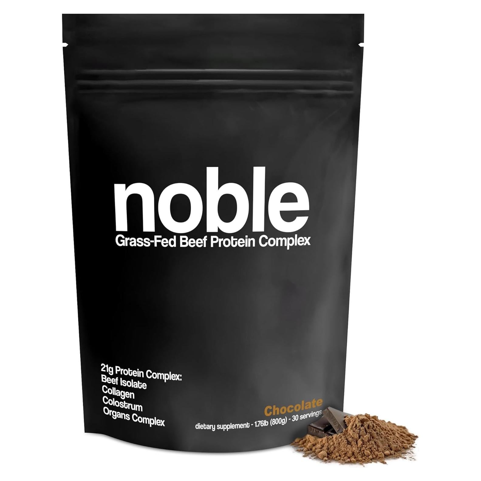 Polvo de Proteína Noble Chocolate 0.79kg 21g Proteína Res