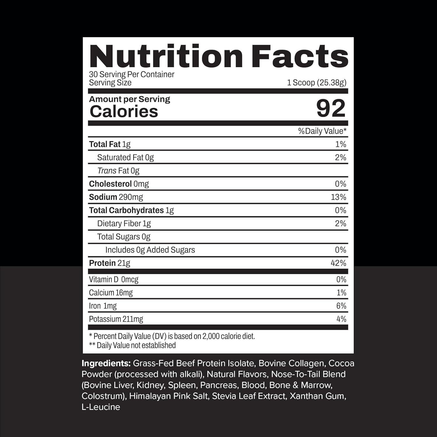 Polvo de Proteína Noble Chocolate 0.79kg 21g Proteína Res