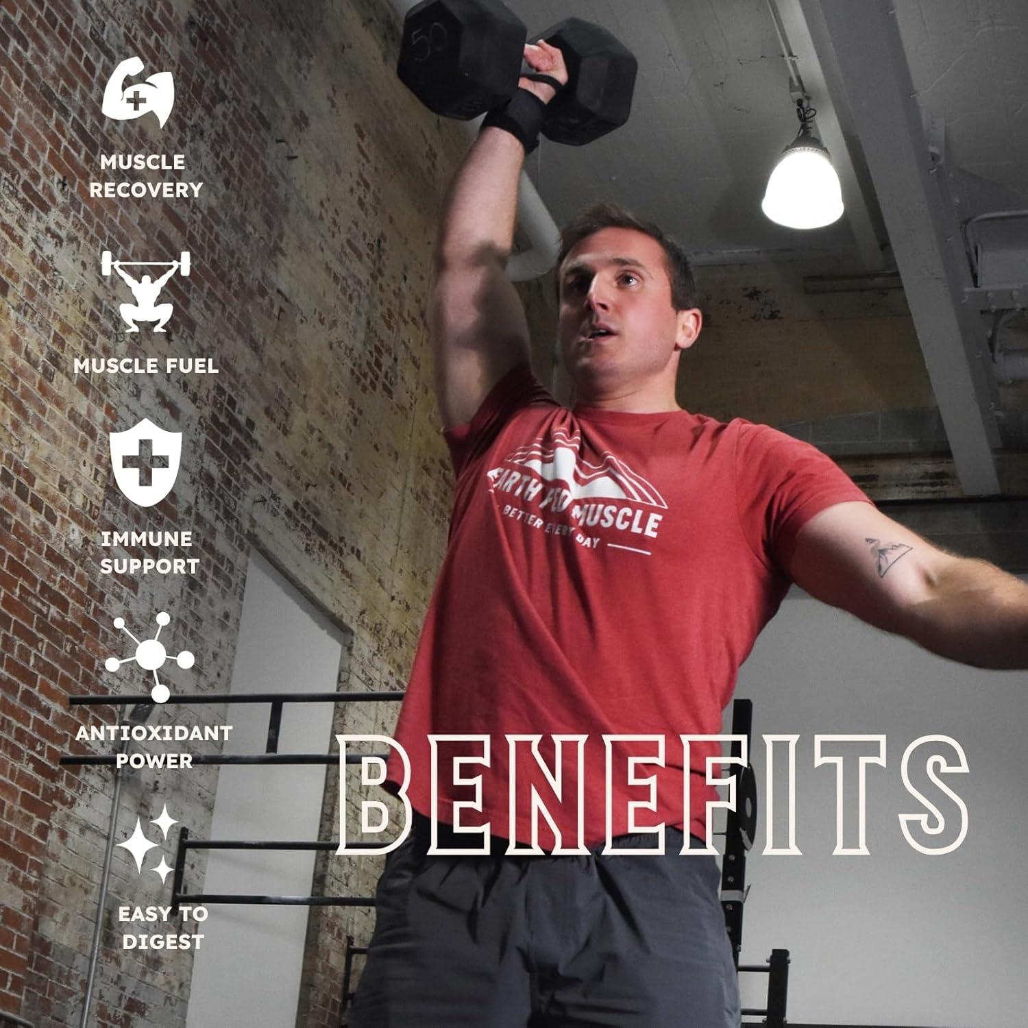 Polvo de Proteína de Caseína Nocturna Earth Fed Muscle 0.91kg