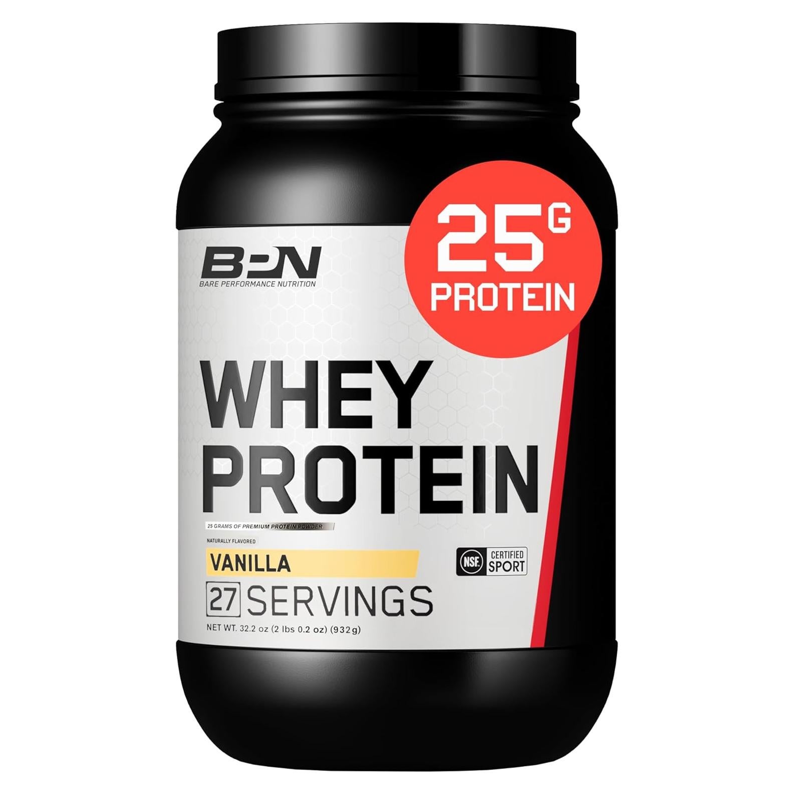 Proteína en Polvo BARE PERFORMANCE NUTRITION Vainilla 1.09kg