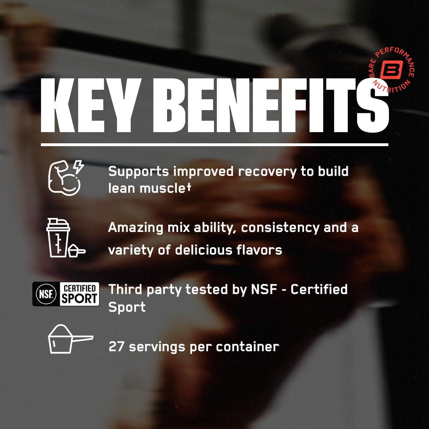 Proteína en Polvo BARE PERFORMANCE NUTRITION Vainilla 1.09kg