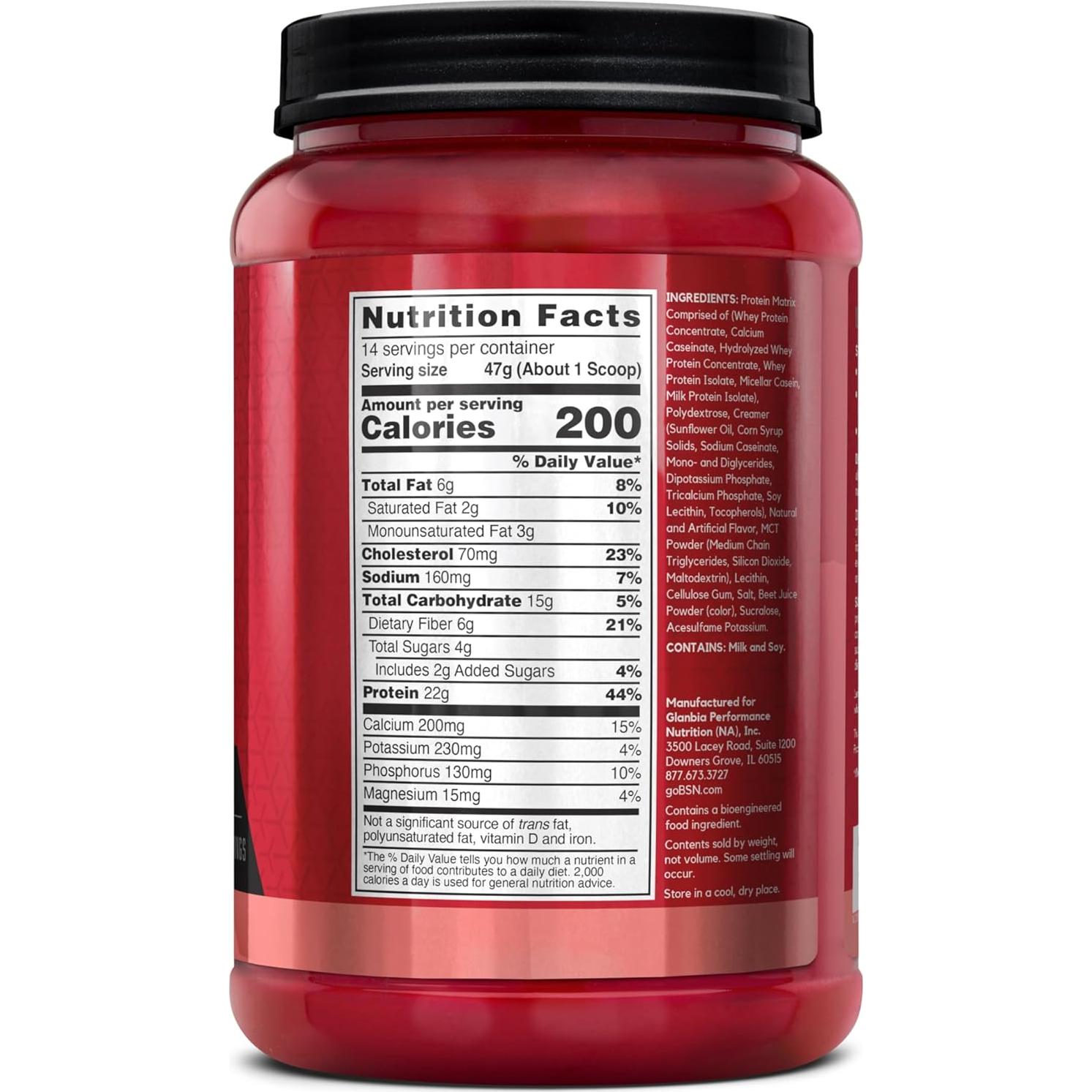 Proteína en Polvo BSN SYNTHA-6 0.66kg Sabor Fresa