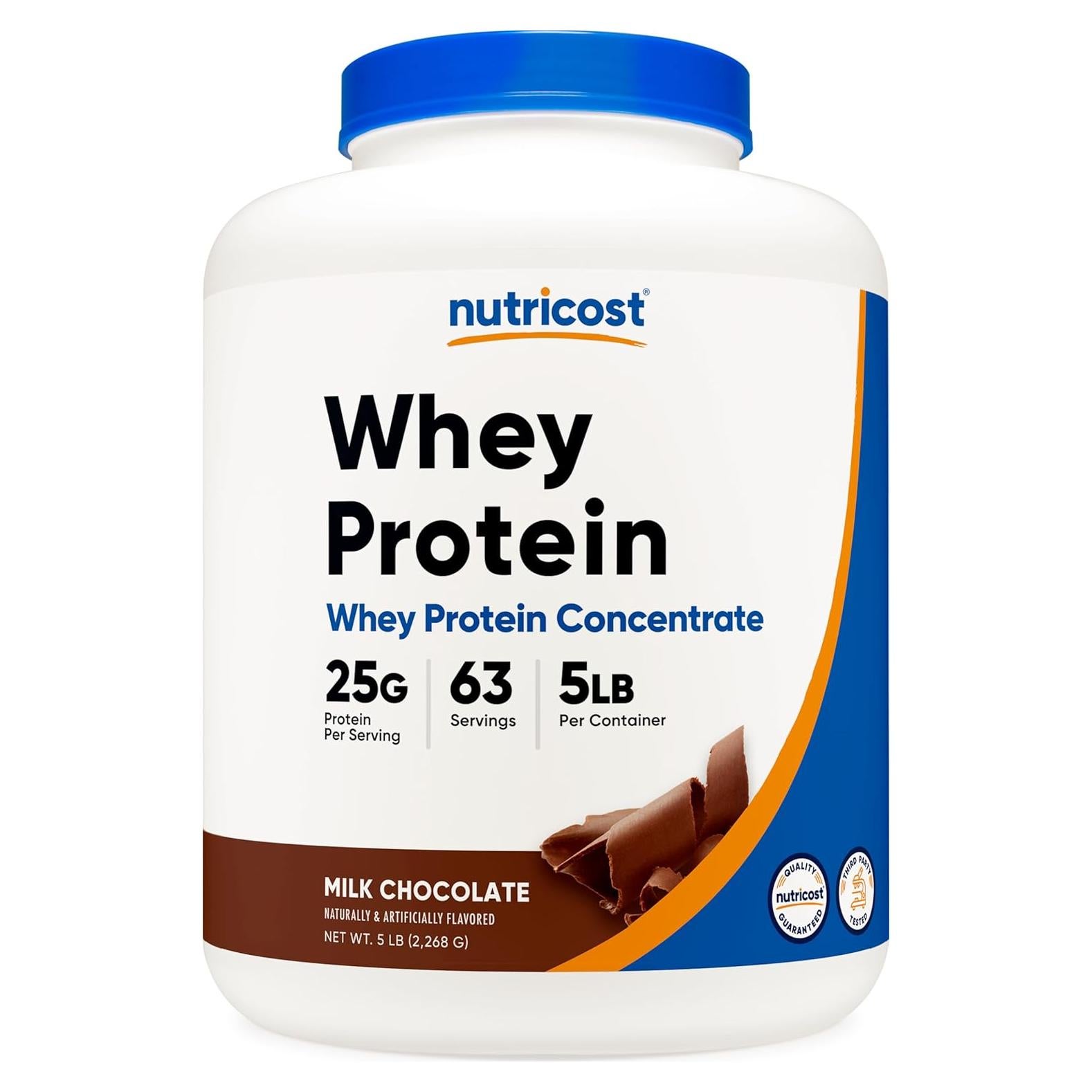 Concentrado de Proteína de Suero Nutricost 2.27KG Chocolate