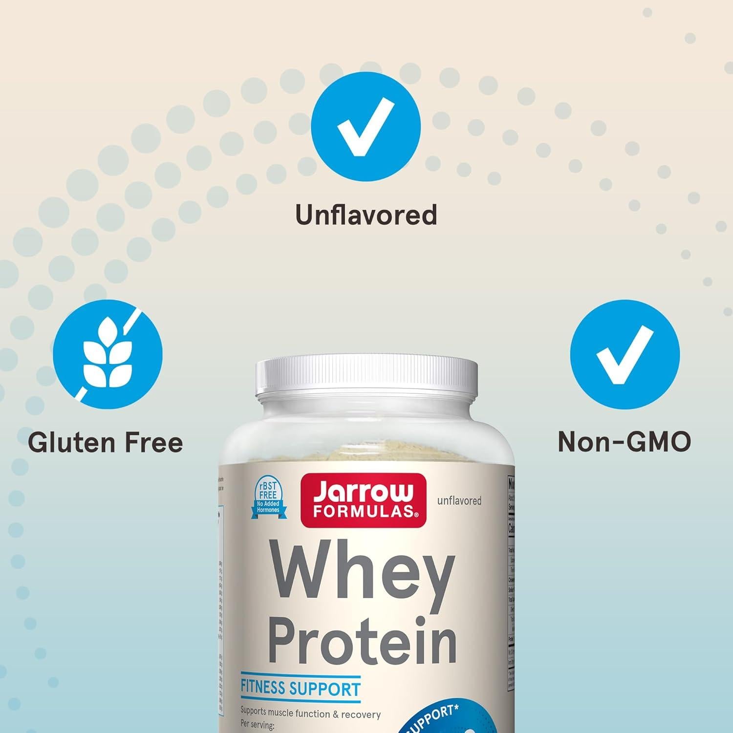 Proteína de Suero Jarrow Formulas 32 oz - 18 g Proteína, 3.8 g BCAAs