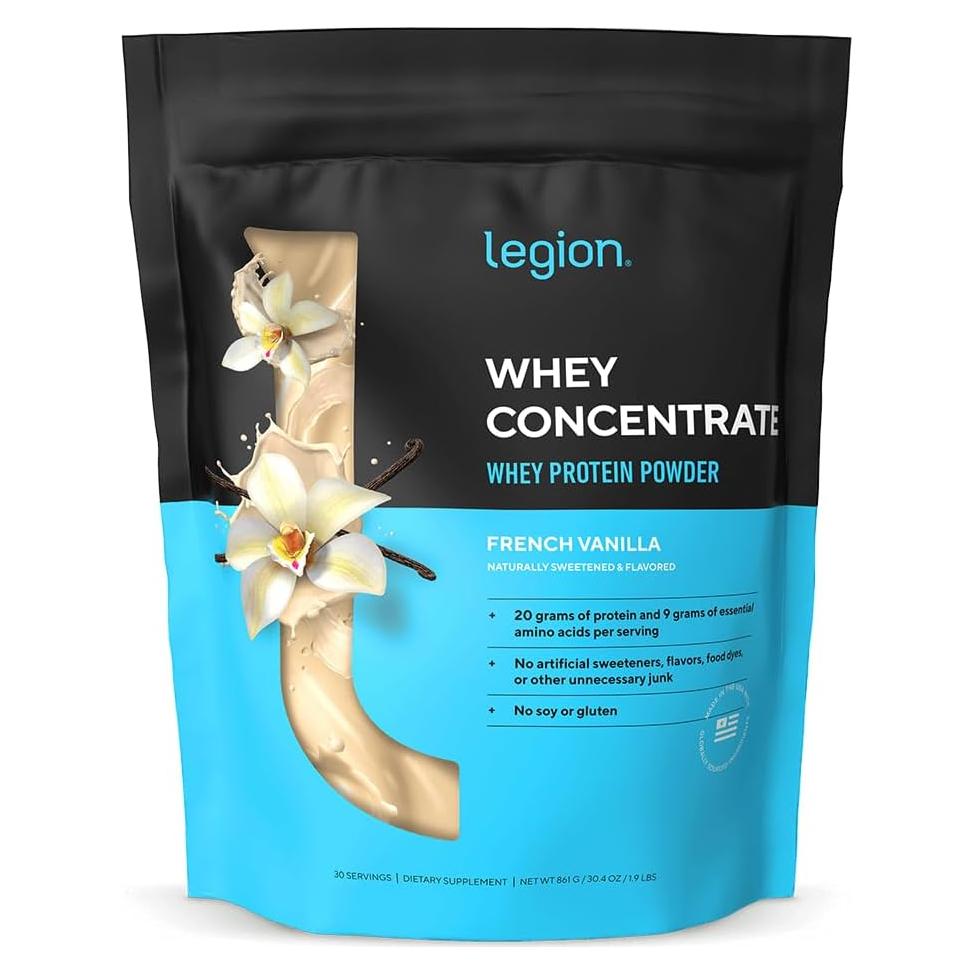 Proteína de Suero LEGION Vainilla 30 Porciones 0.68 kg