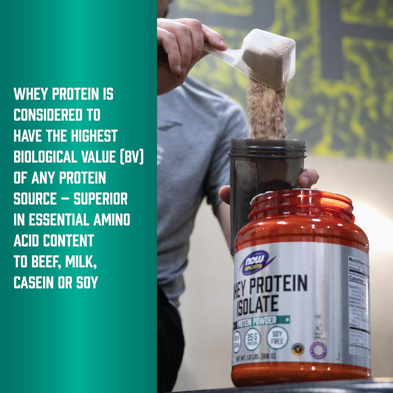 Aislado de Proteína de Suero NOW Foods 4.54 kg Sin Sabor