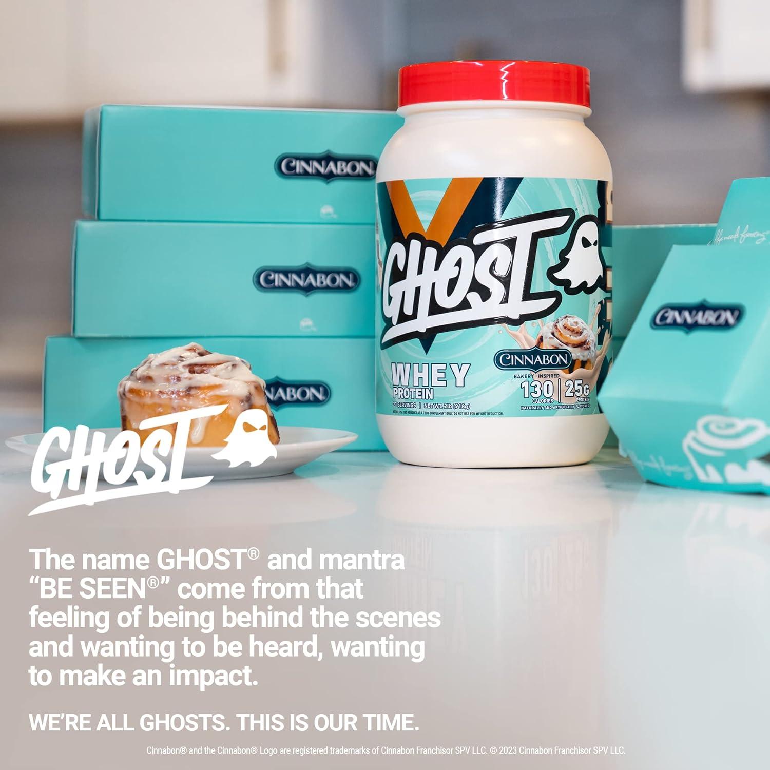 GHOST Proteína de Suero Cinnabon 0.91KG 25G por Porción
