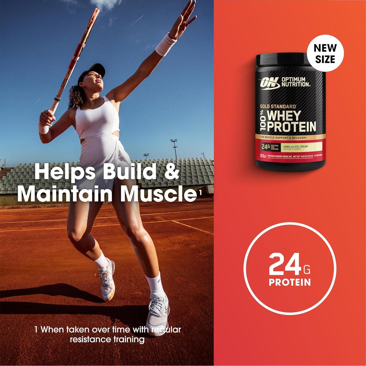 Proteína en Polvo Optimum Nutrition Gold Standard 100% Whey 309g Vainilla