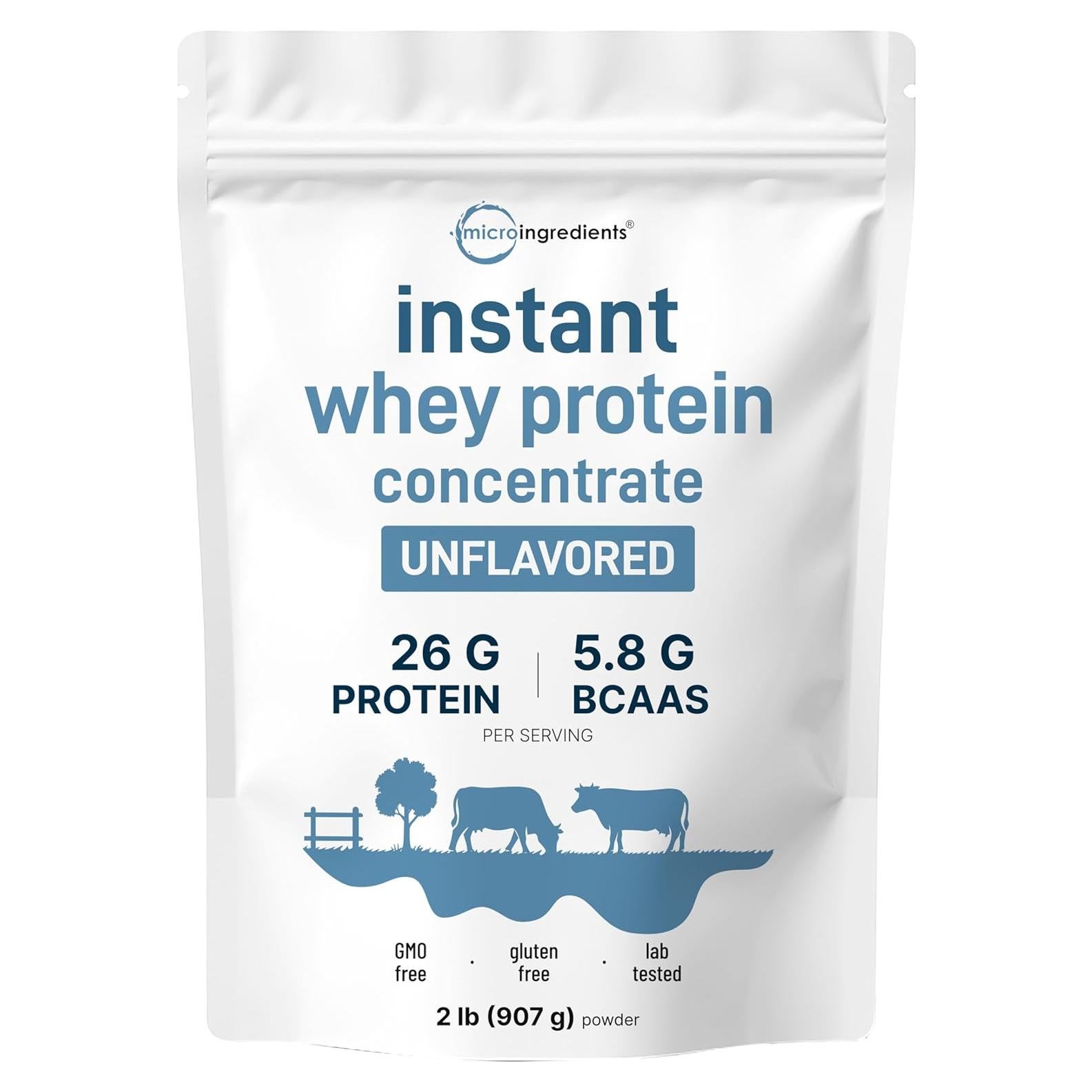 Concentrado de Proteína de Suero Instantáneo Micro Ingredients 0.91kg