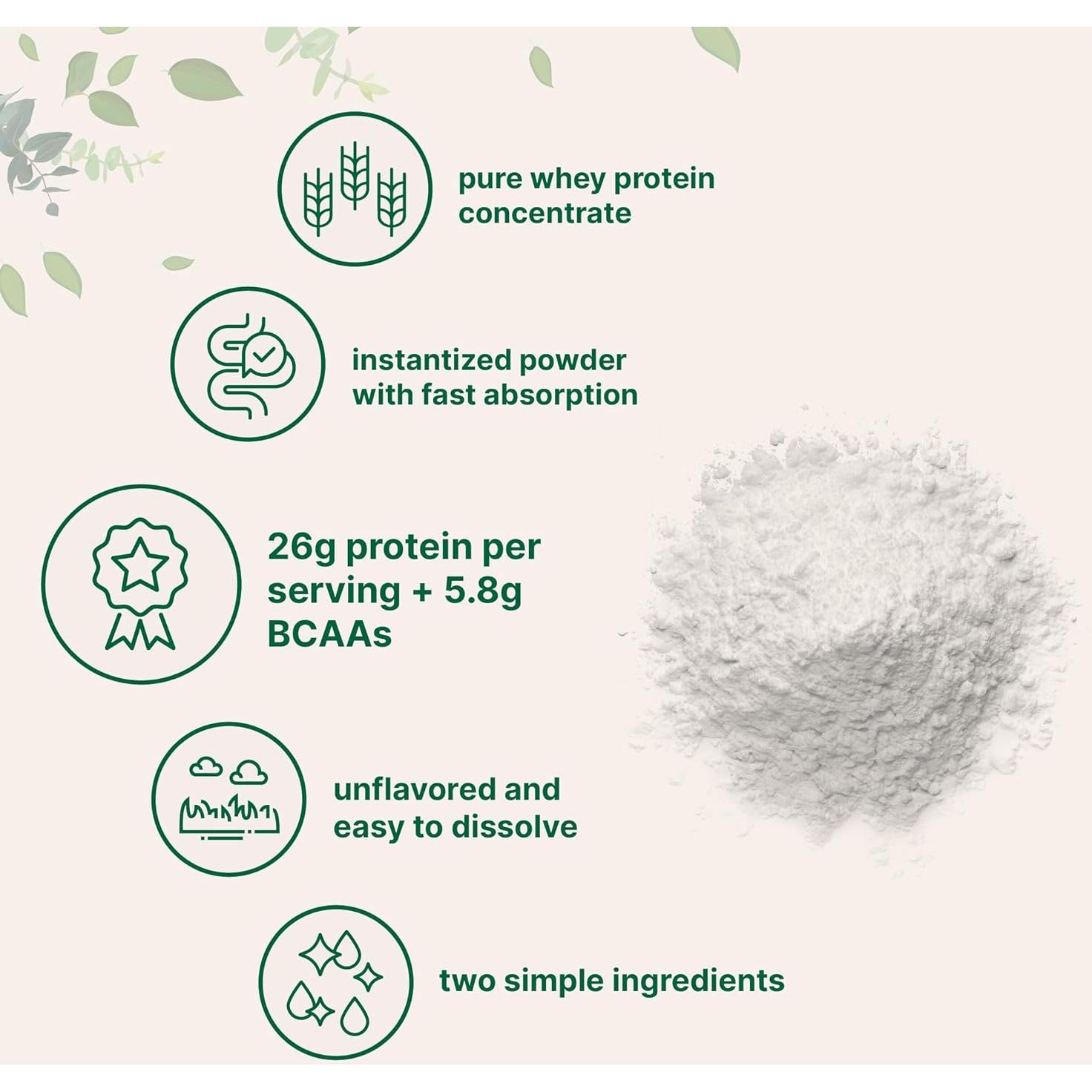 Concentrado de Proteína de Suero Instantáneo Micro Ingredients 0.91kg