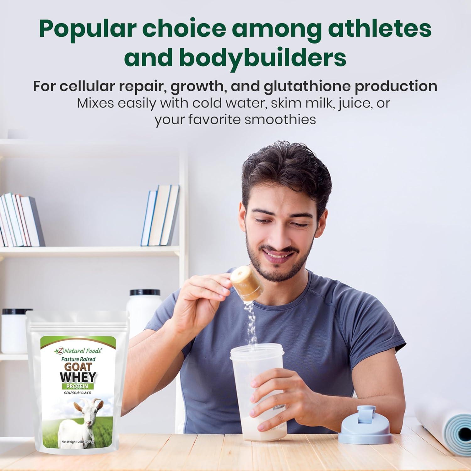 Proteína de Suero de Cabra Z Natural Foods 0.91 kg - Sin Sabor