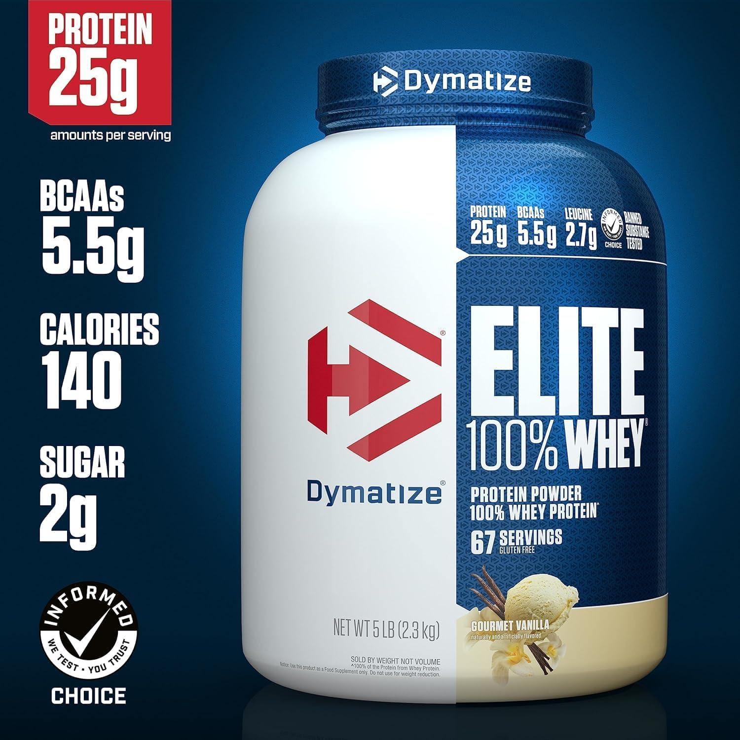 Dymatize Elite 100% Proteína de Suero Vainilla 2.27kg