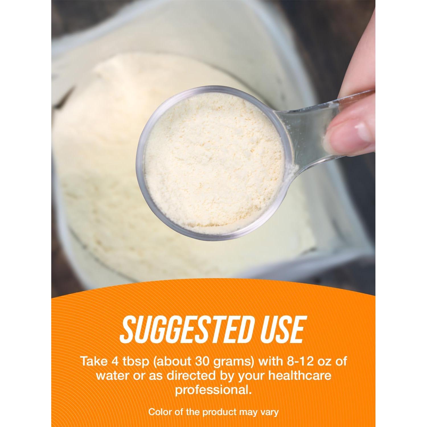 Proteína Aislada de Suero Hidrolizada BulkSupplements 1kg Sin Sabor