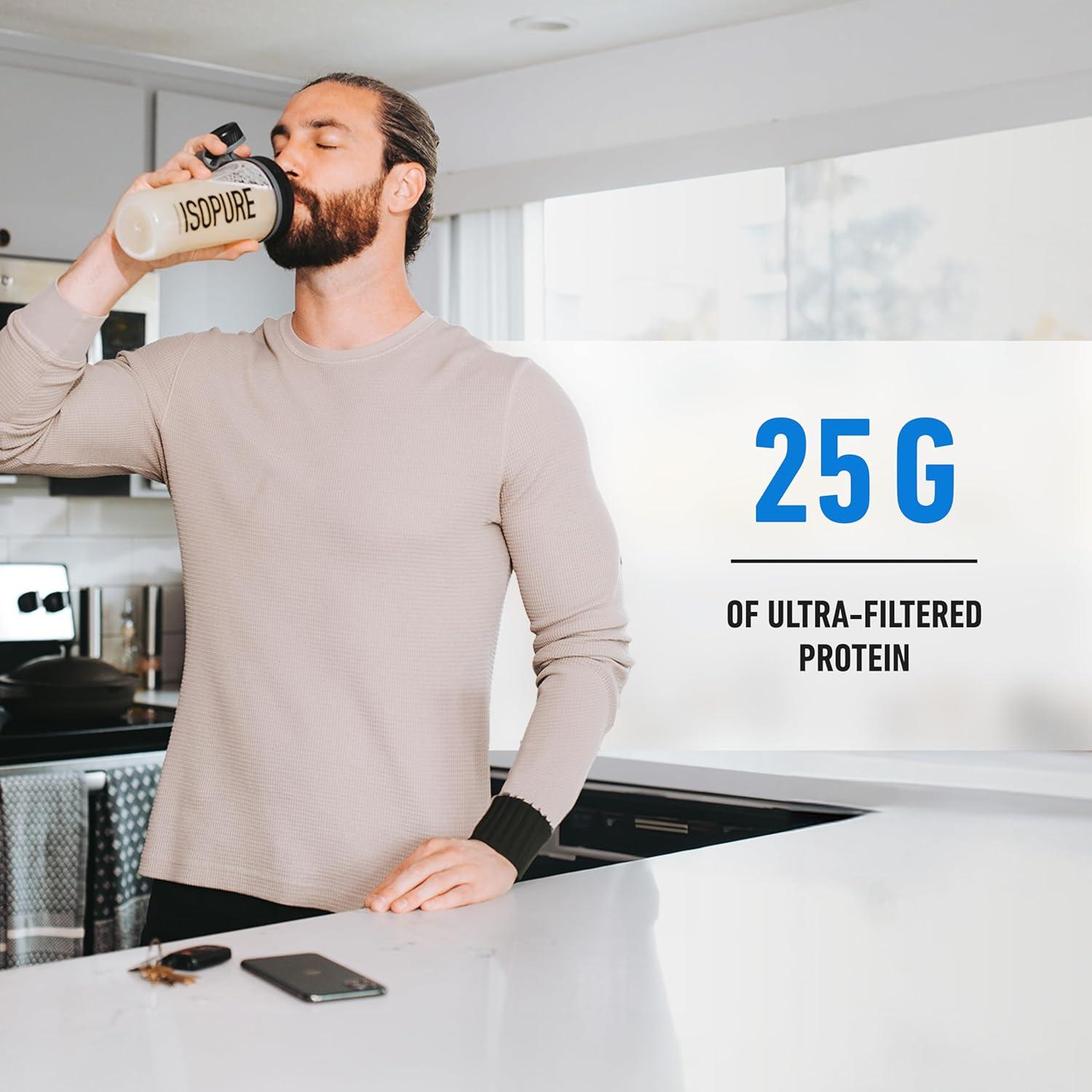 Isopure 100% Proteína Aislada de Suero Vainilla 0g Azúcar 450g