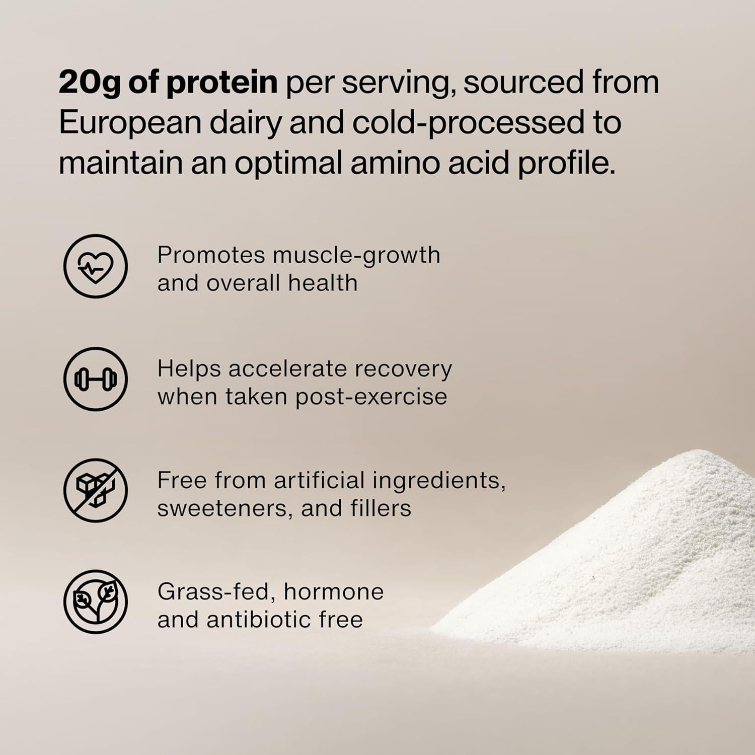 Proteína de Suero Aislada Momentous 590g - Sin Sabor - NSF