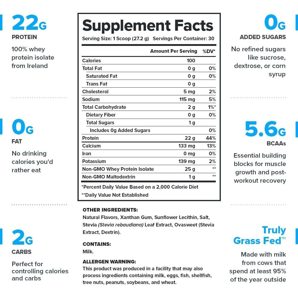 Proteína Aislada de Suero LEGION 30 Porciones Vainilla Francesa