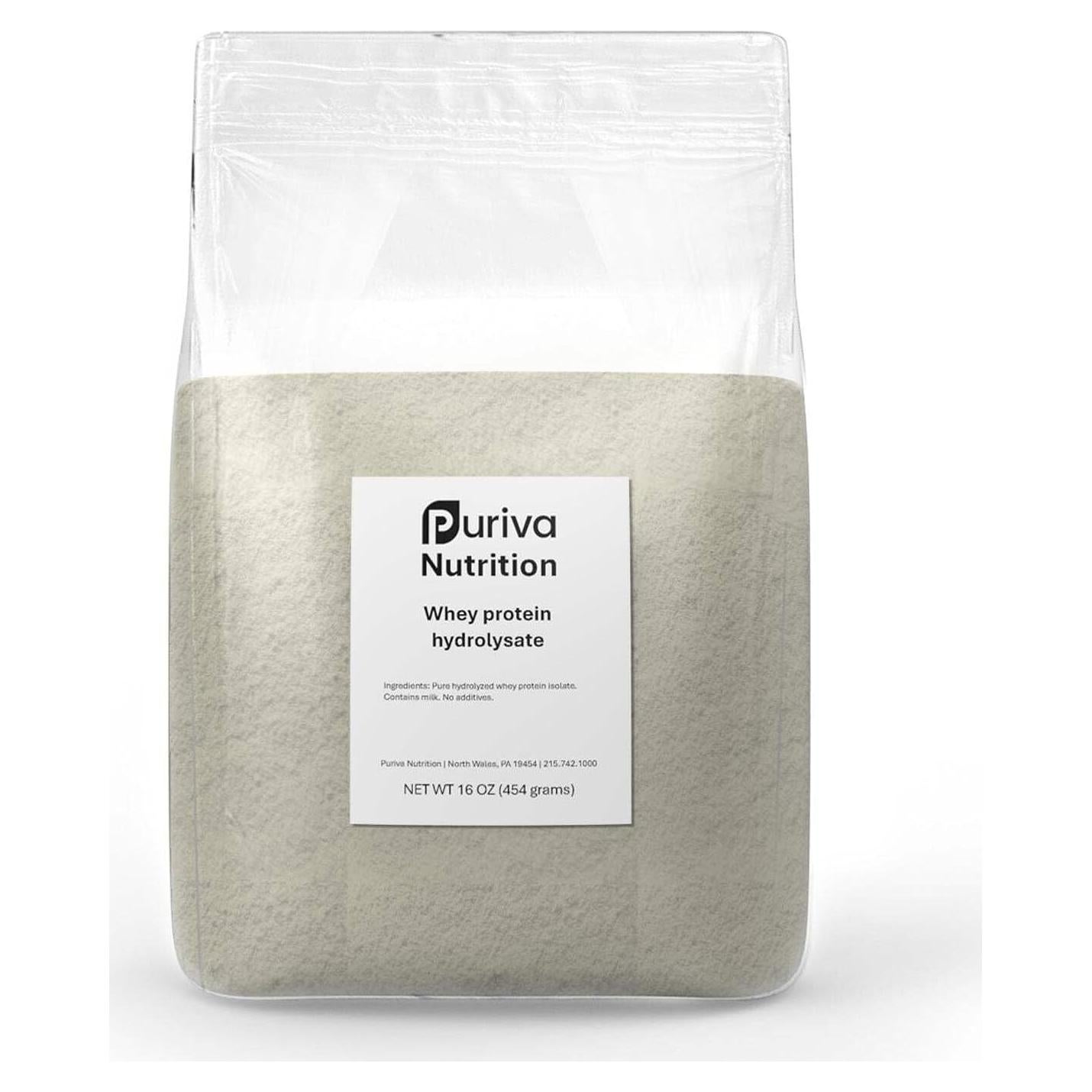 Proteína en polvo Puriva Nutrition Aislado de suero 0.45 kg