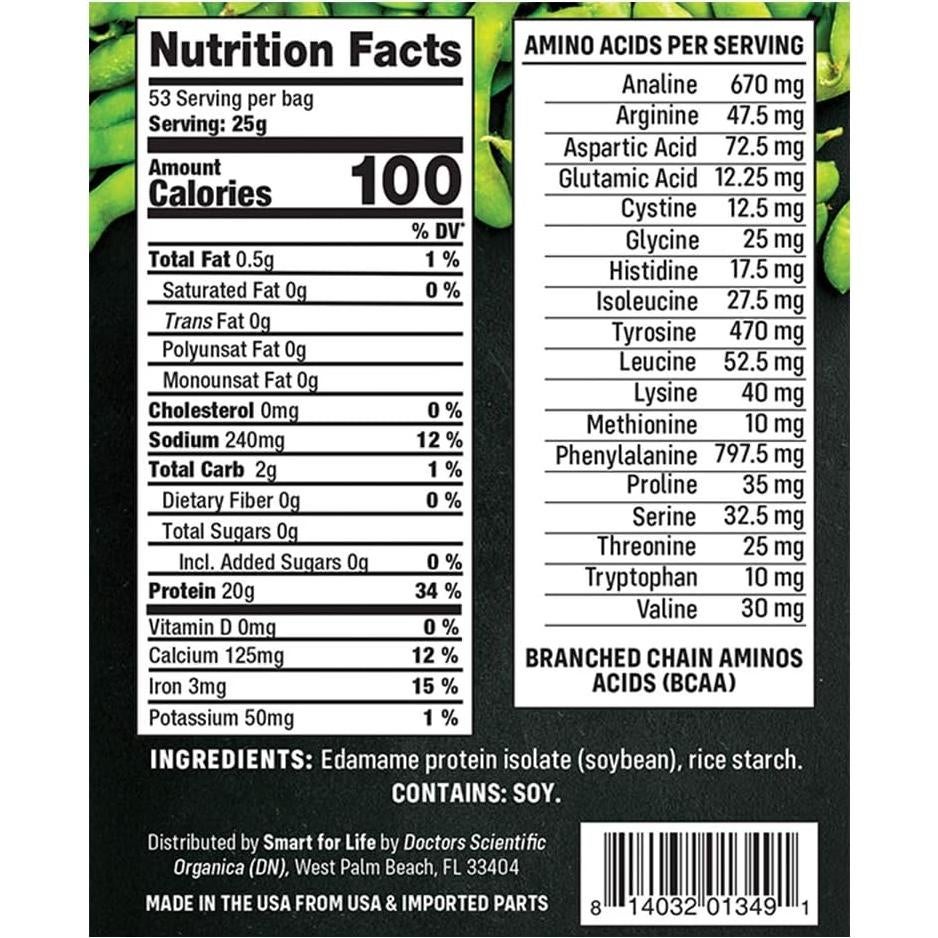 Puffs de Proteína de Soja Smart for Life 1.36 kg Sin Azúcar