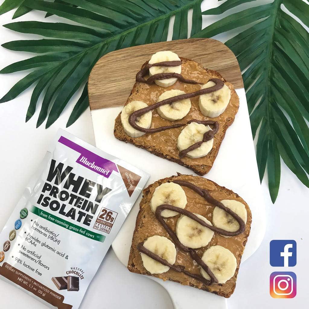 Proteína de Suero Aislada Bluebonnet 0.45 kg Sabor Chocolate