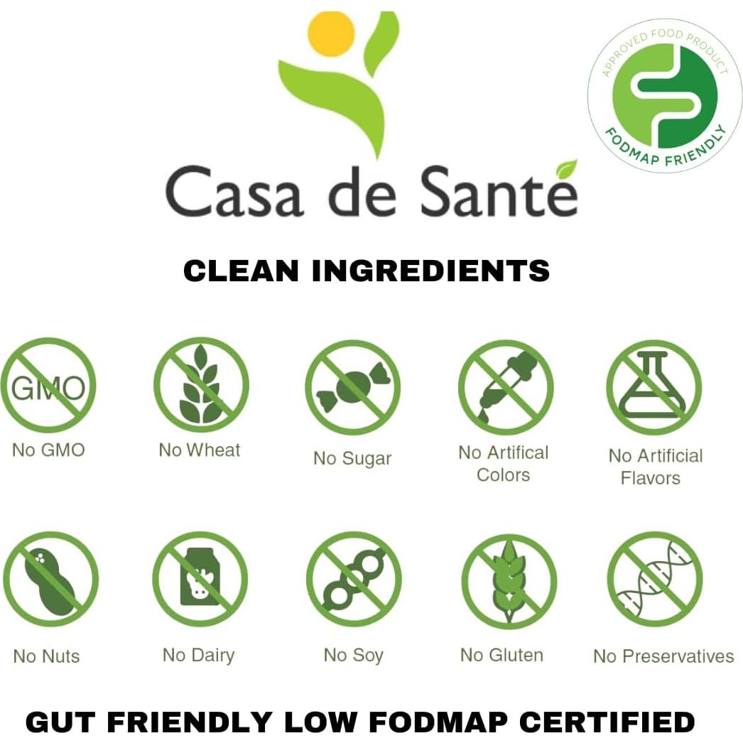 Proteína en Polvo Casa de Sante Vainilla 371g Baja en FODMAP