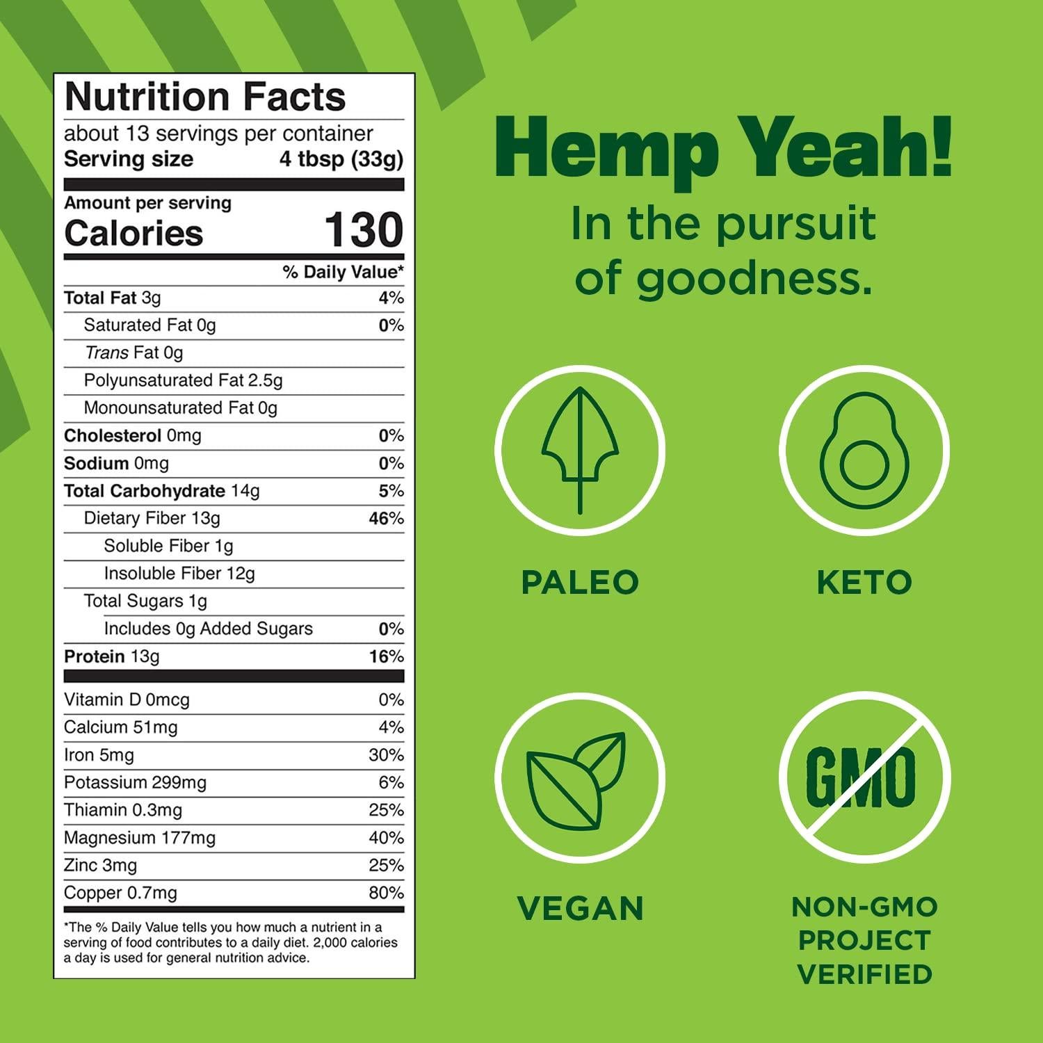 Polvo de Proteína Orgánica de Cáñamo Manitoba Harvest 454g