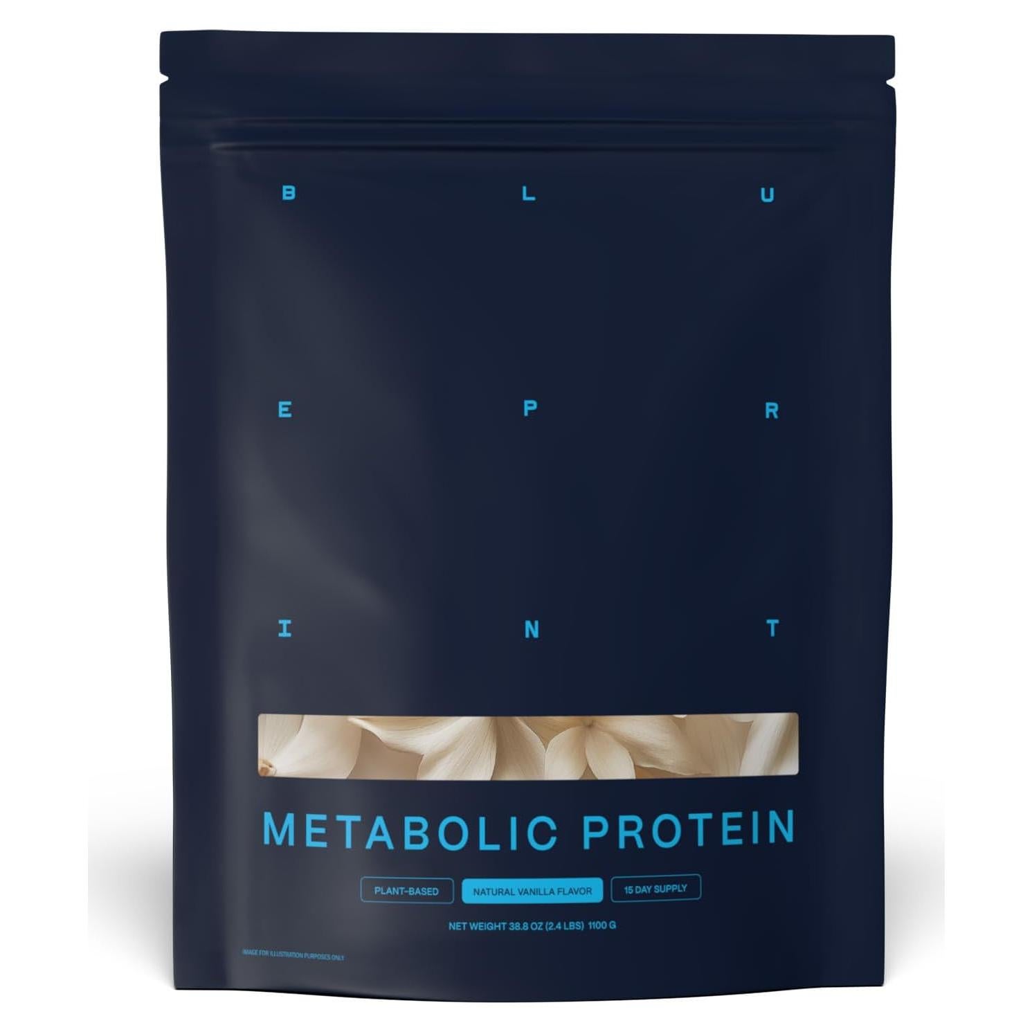 Proteína Vegana Blueprint Bryan Johnson 27g Vainilla 15 Porciones