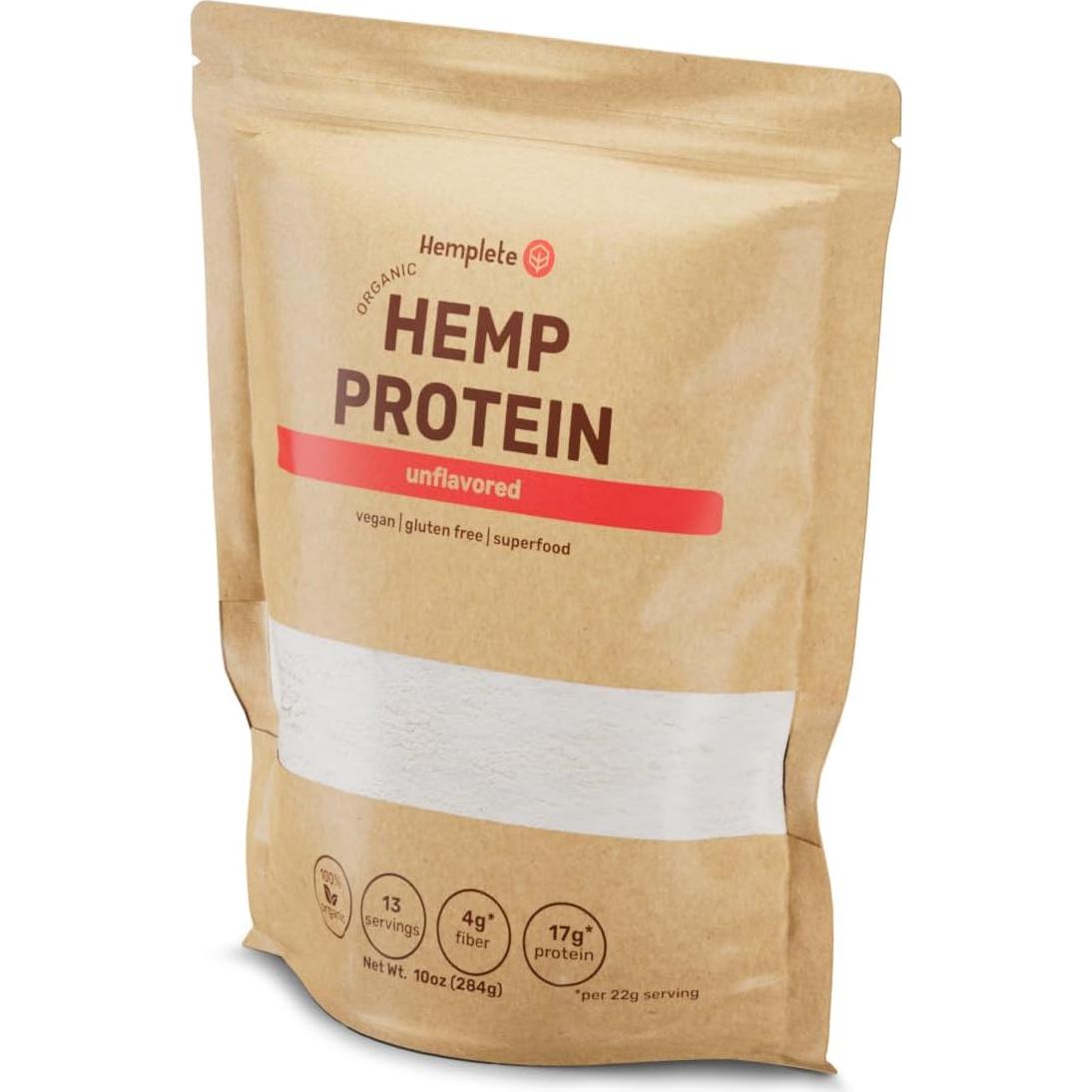 Proteína Vegana en Polvo Hemplete 283.5g Sin Sabor