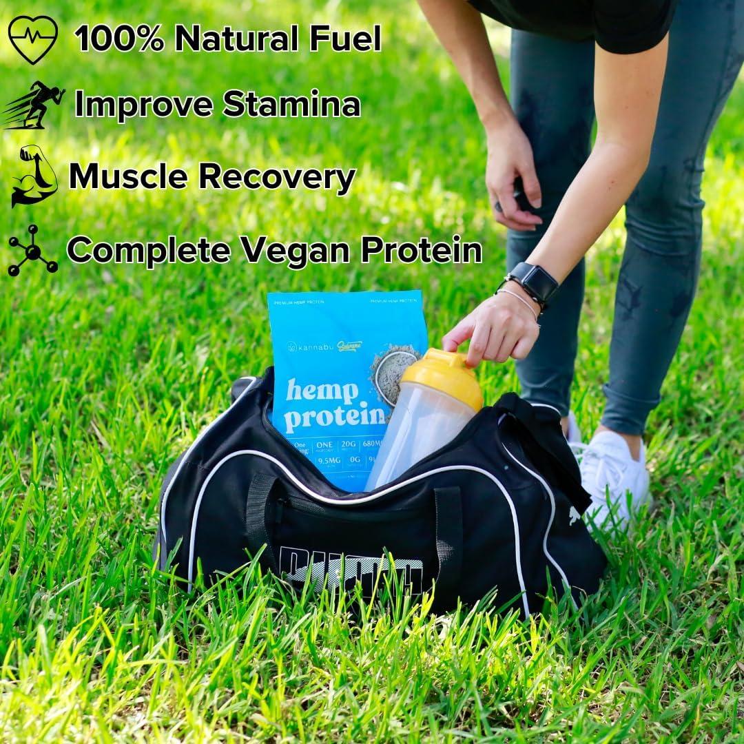 Polvo de Proteína de Cáñamo Kannabu 420g - Vegano y Natural