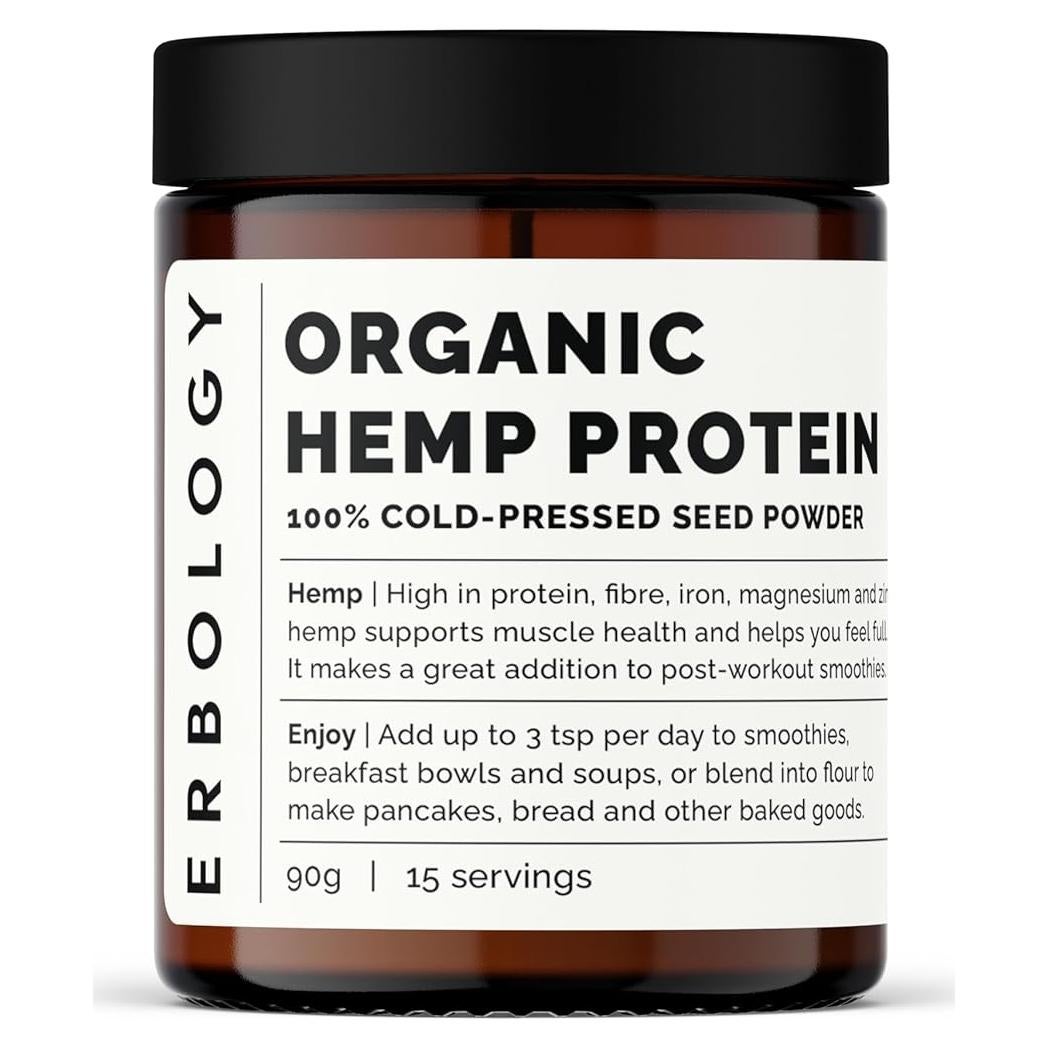 Proteína de Cáñamo Orgánica Erbology 300 g - Alta en Vitamina D